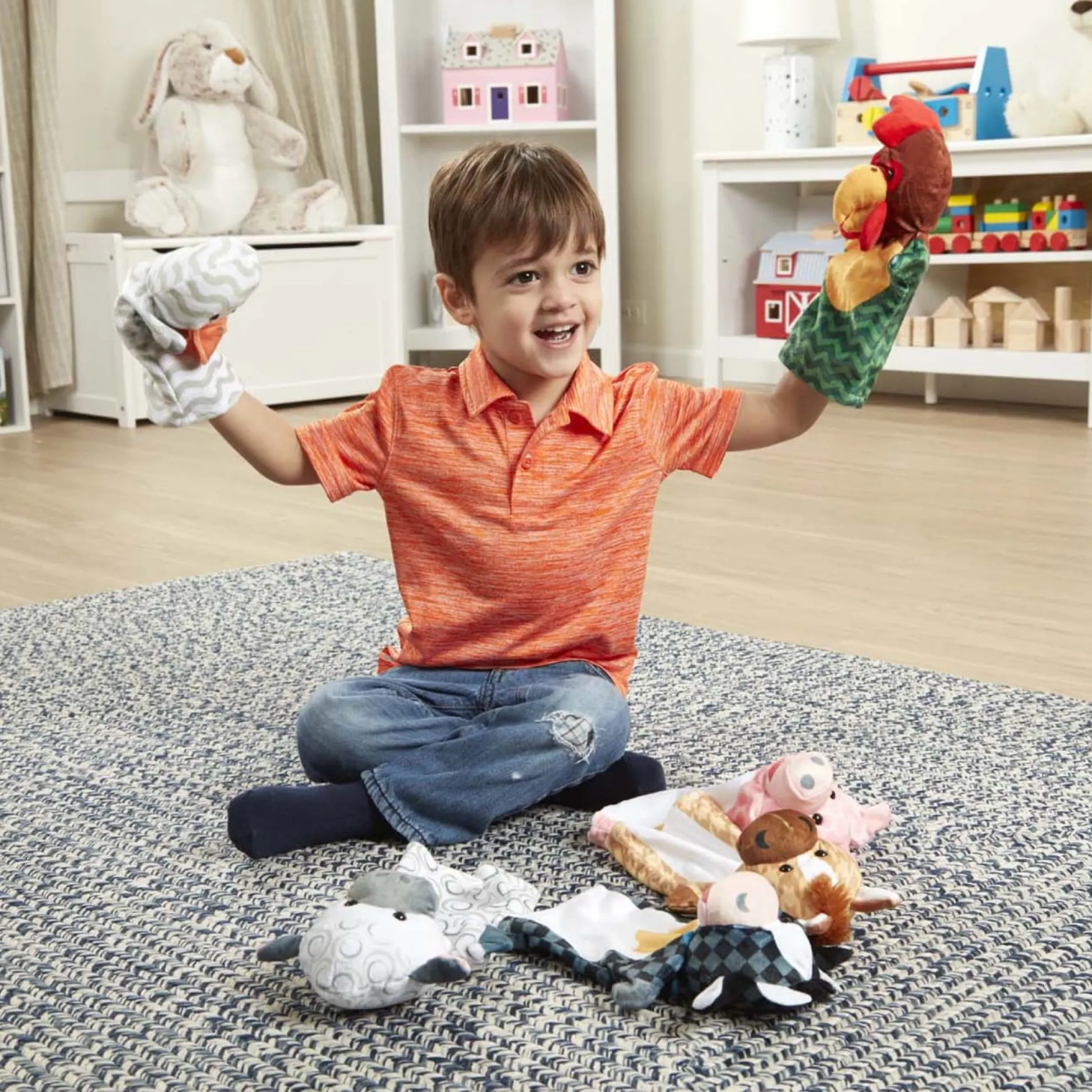 Barn Buddies Hand Puppets (6 Pc)