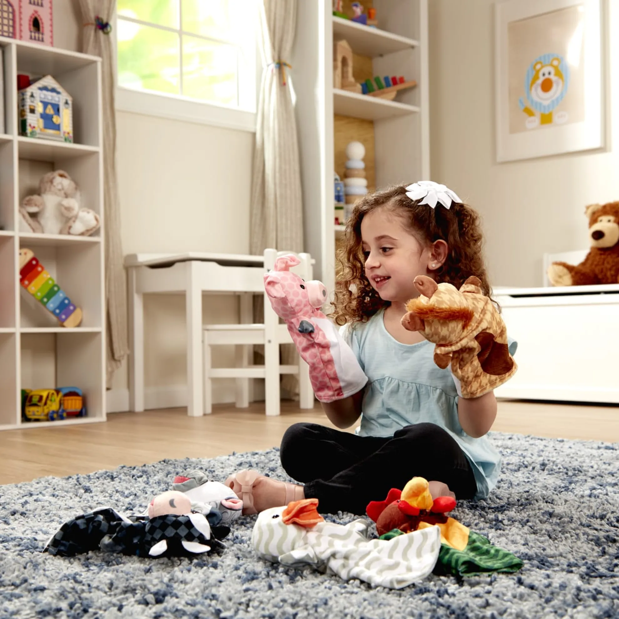 Barn Buddies Hand Puppets (6 Pc)