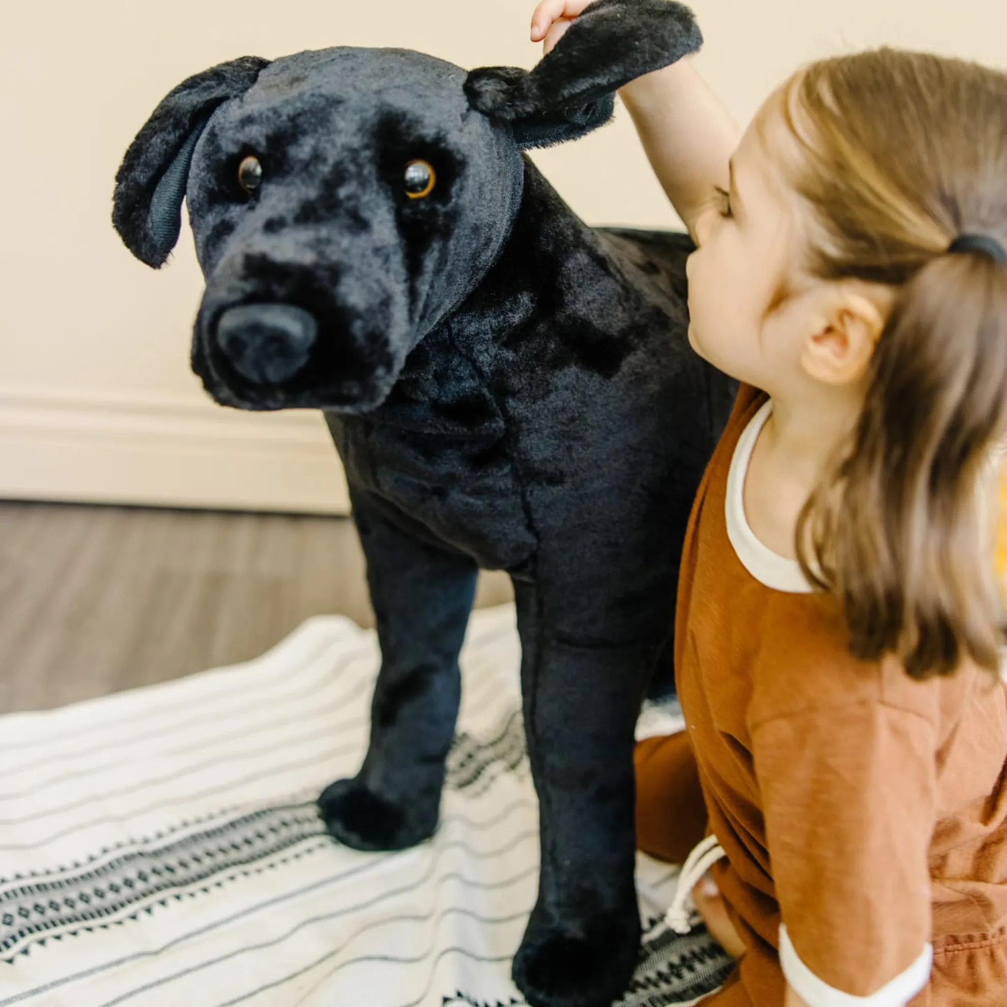 Black Lab Giant Stuffed Animal