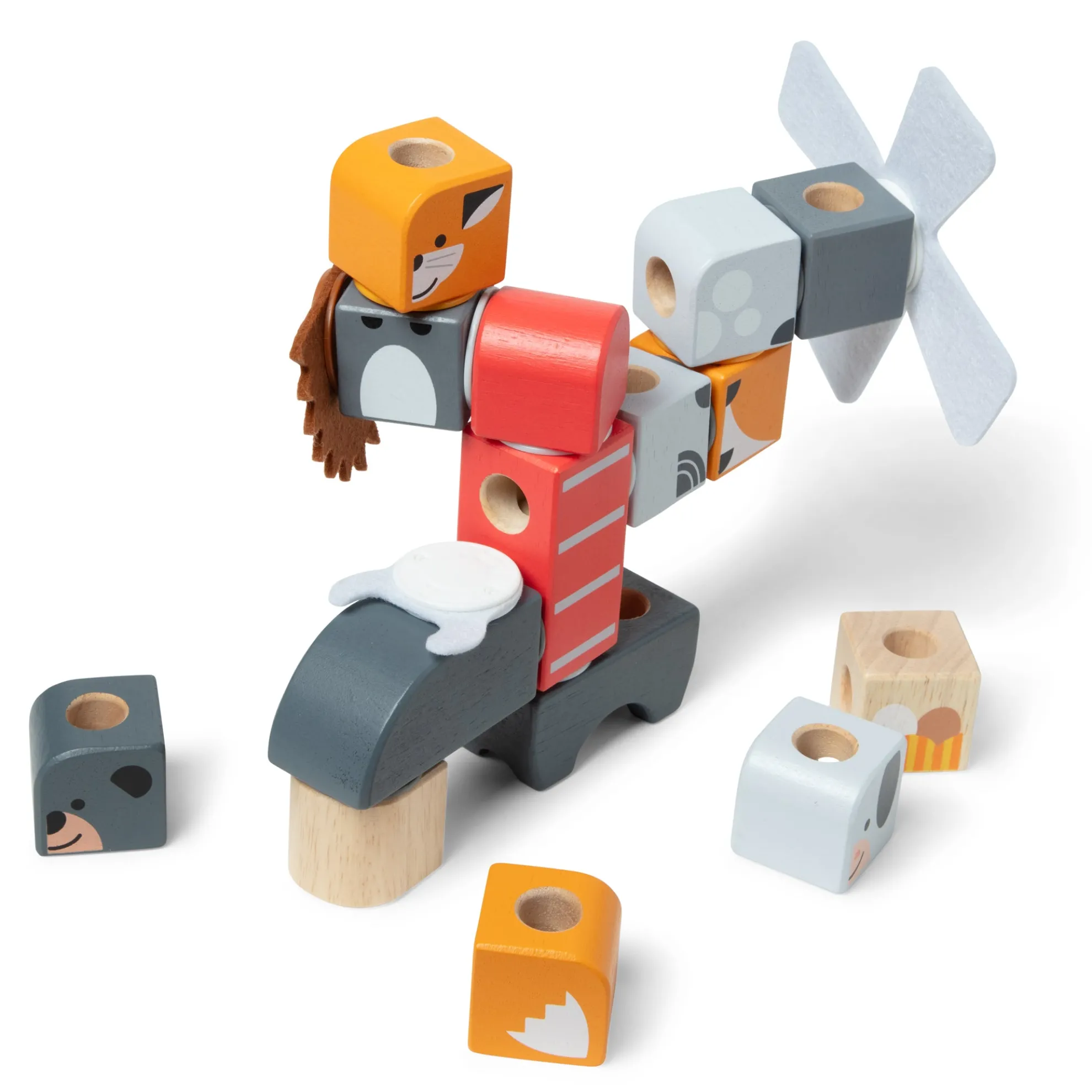 Blockables™ Play Sets Farm Friends and Woodland Friends 2-Pack Bundle