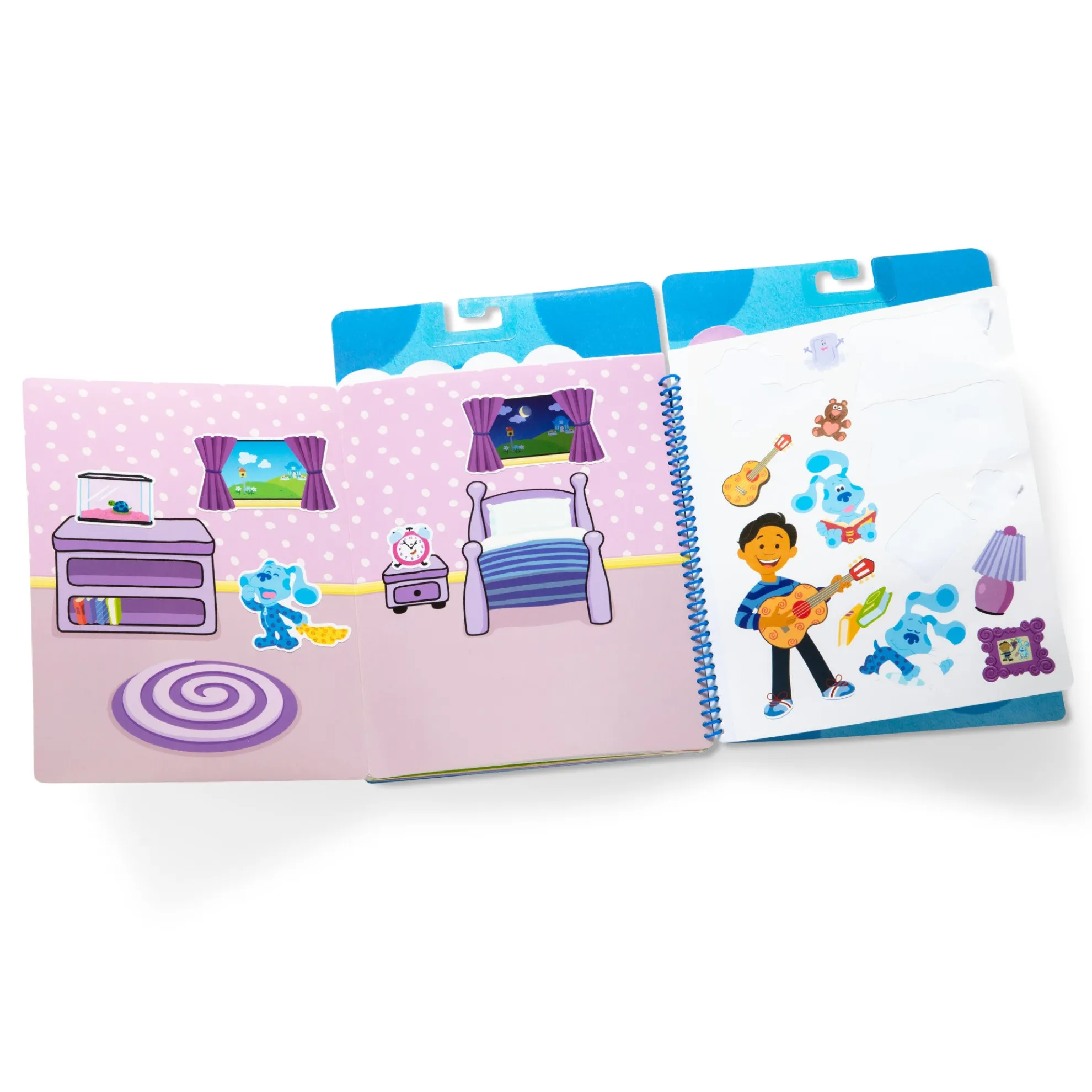 Blue's Clues & You! Restickable Stickers Pad - Places Blue Loves