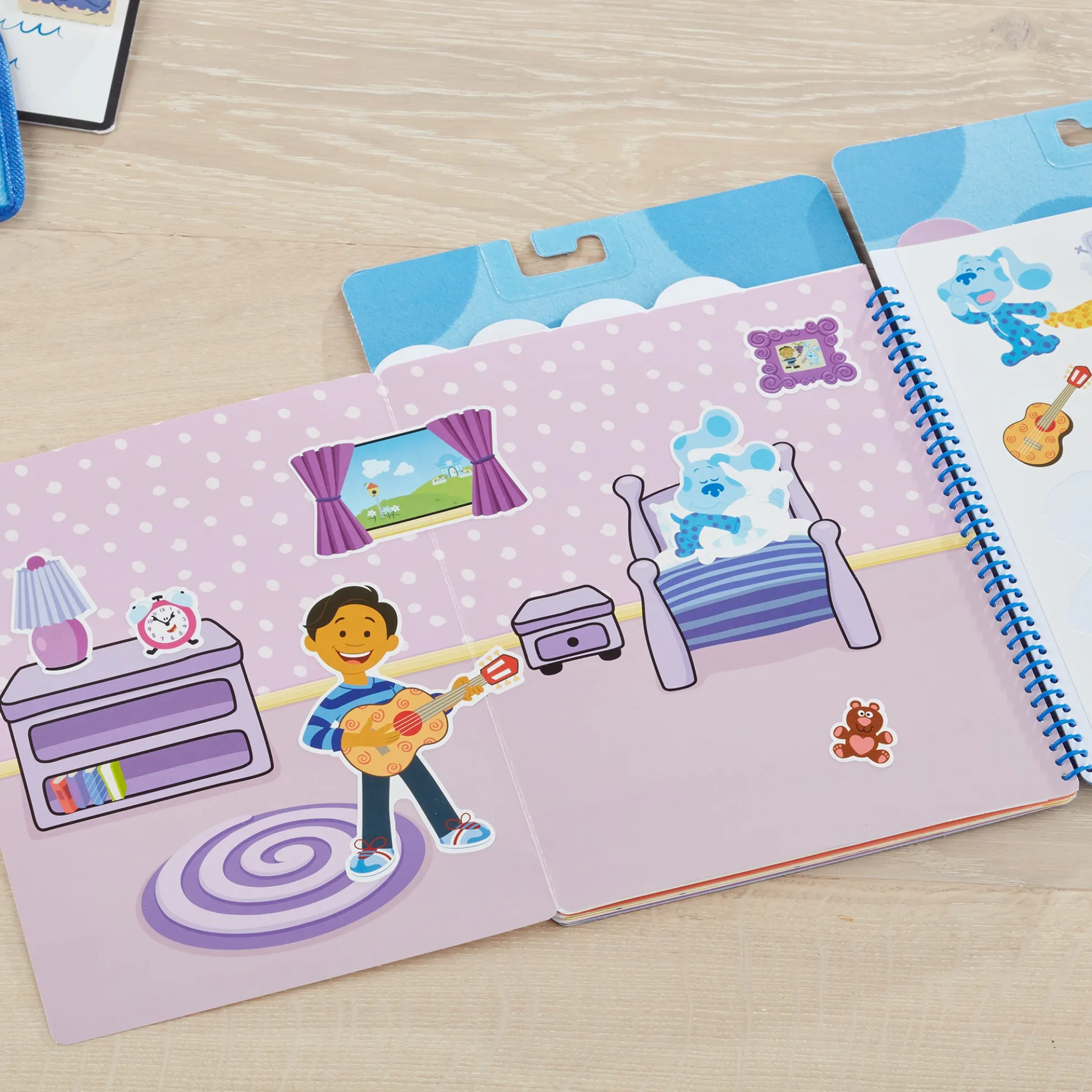 Blue's Clues & You! Restickable Stickers Pad - Places Blue Loves