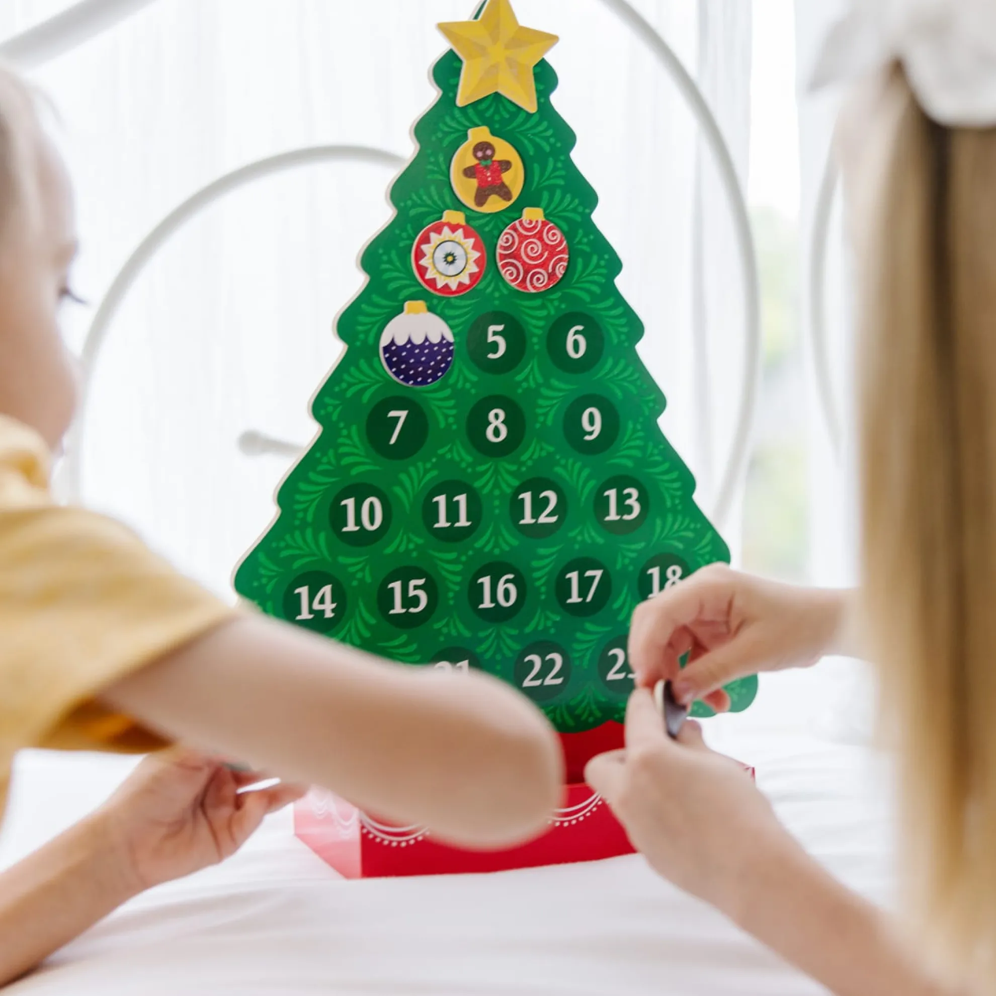 Countdown to Christmas Wooden Religious Advent Calendar