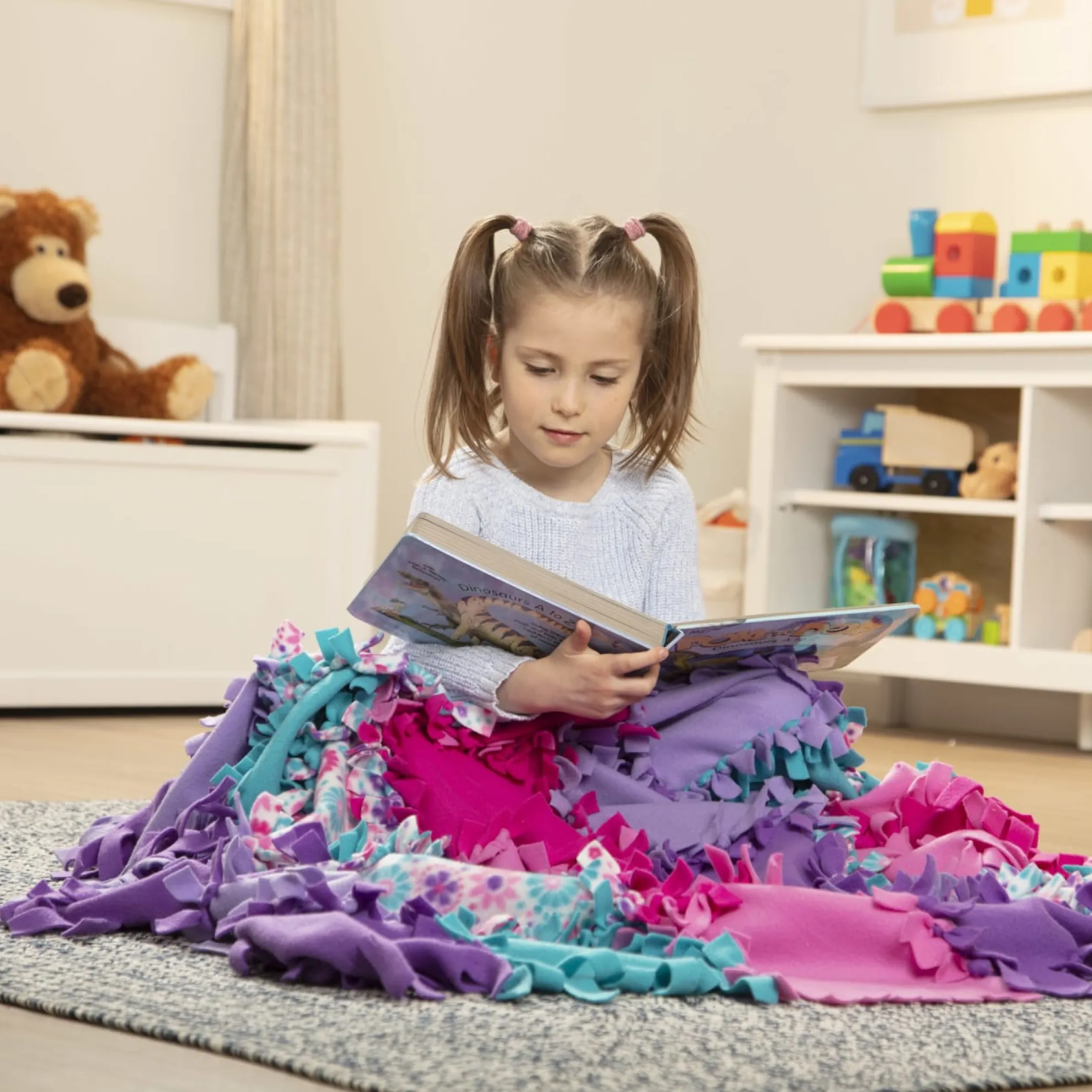 Created by Me! Flower Fleece Quilt