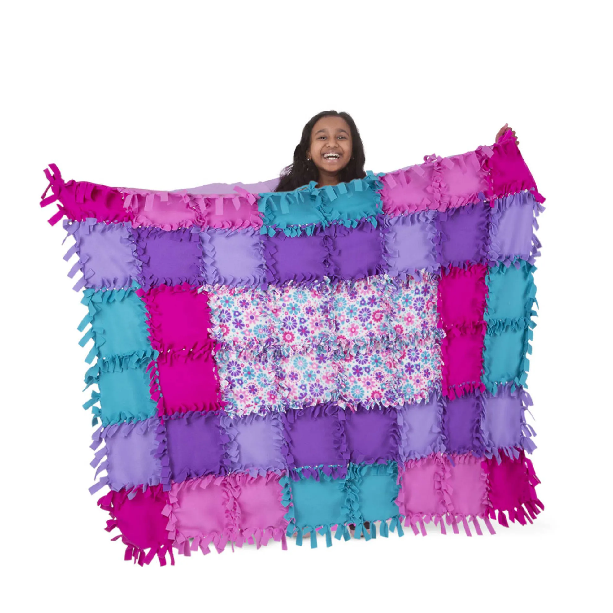 Created by Me! Flower Fleece Quilt