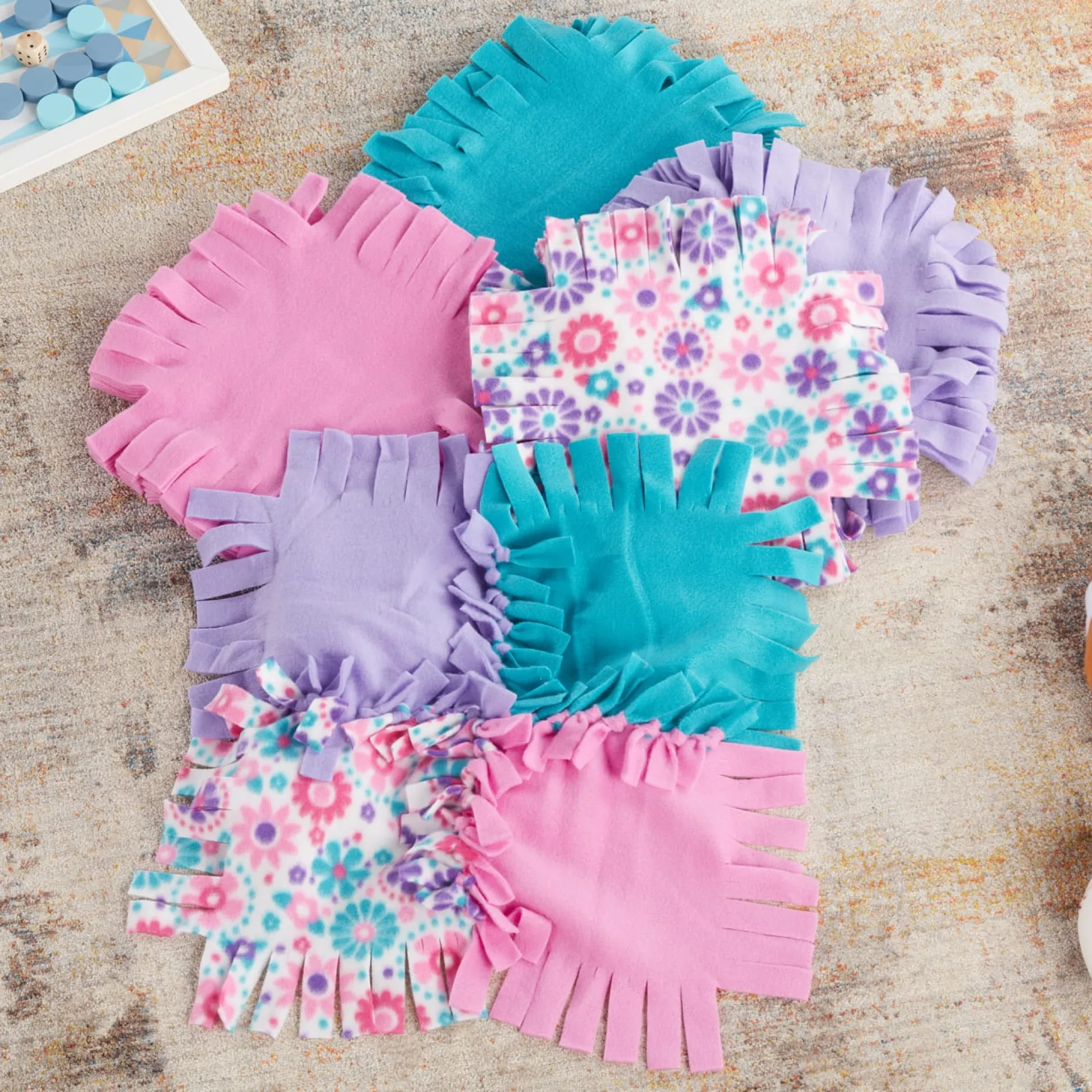 Created by Me! Flower Fleece Quilt