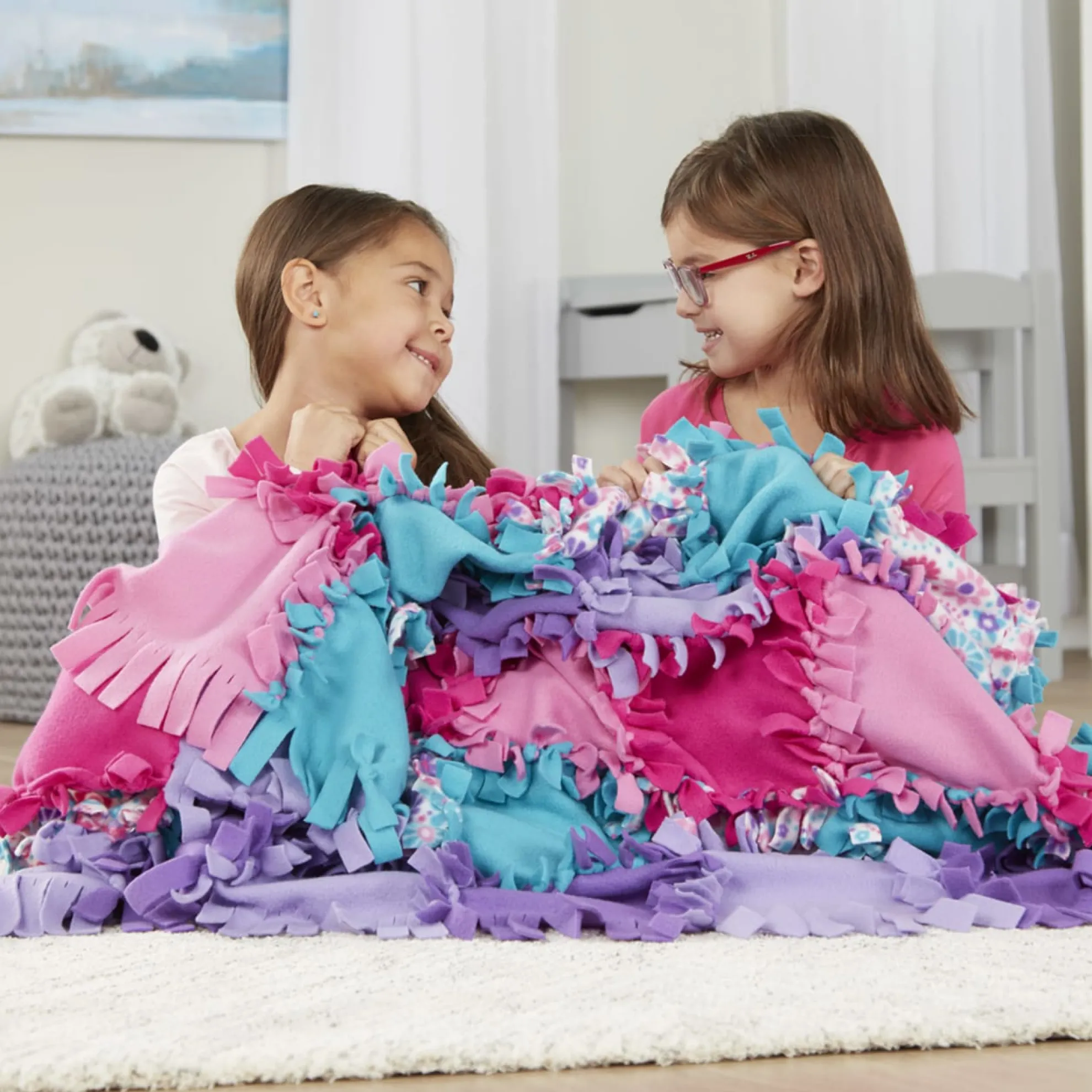 Created by Me! Flower Fleece Quilt