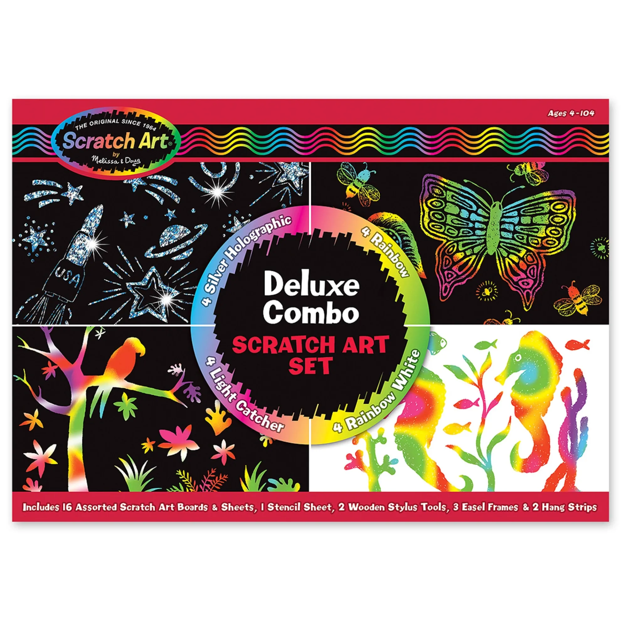 Deluxe Combo Scratch Art Set