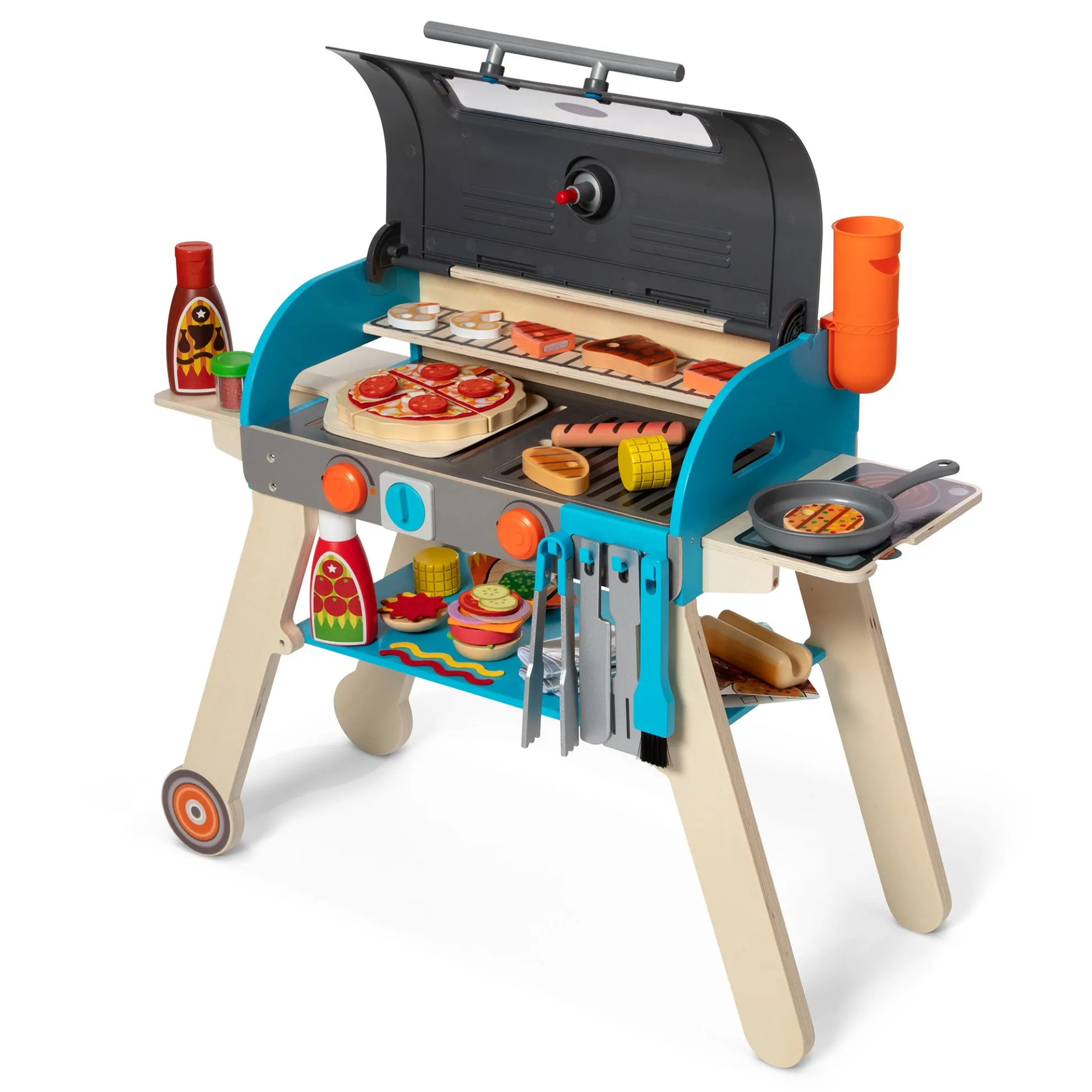 Deluxe Grill & Pizza Oven Play Set