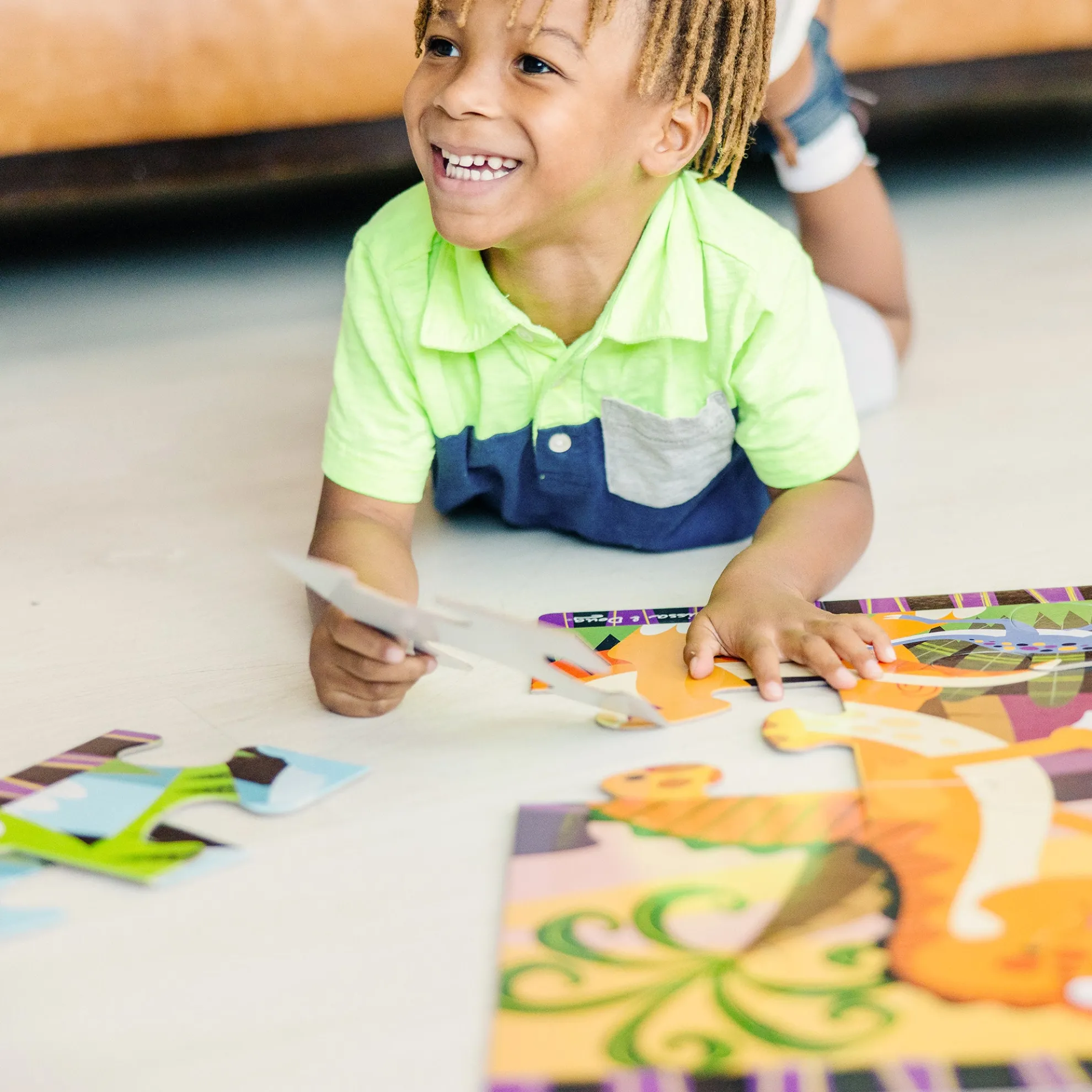 Dinosaur Dawn Floor Puzzle - 24 Pieces