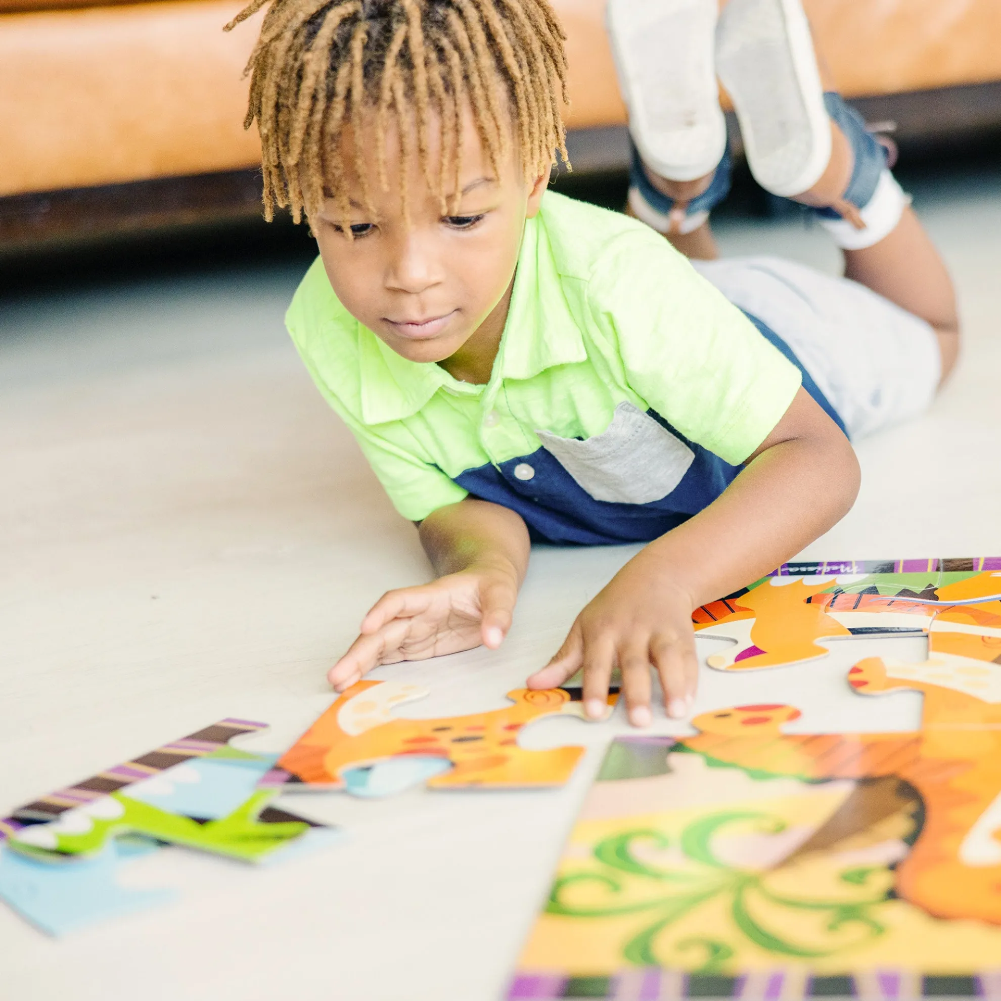 Dinosaur Dawn Floor Puzzle - 24 Pieces