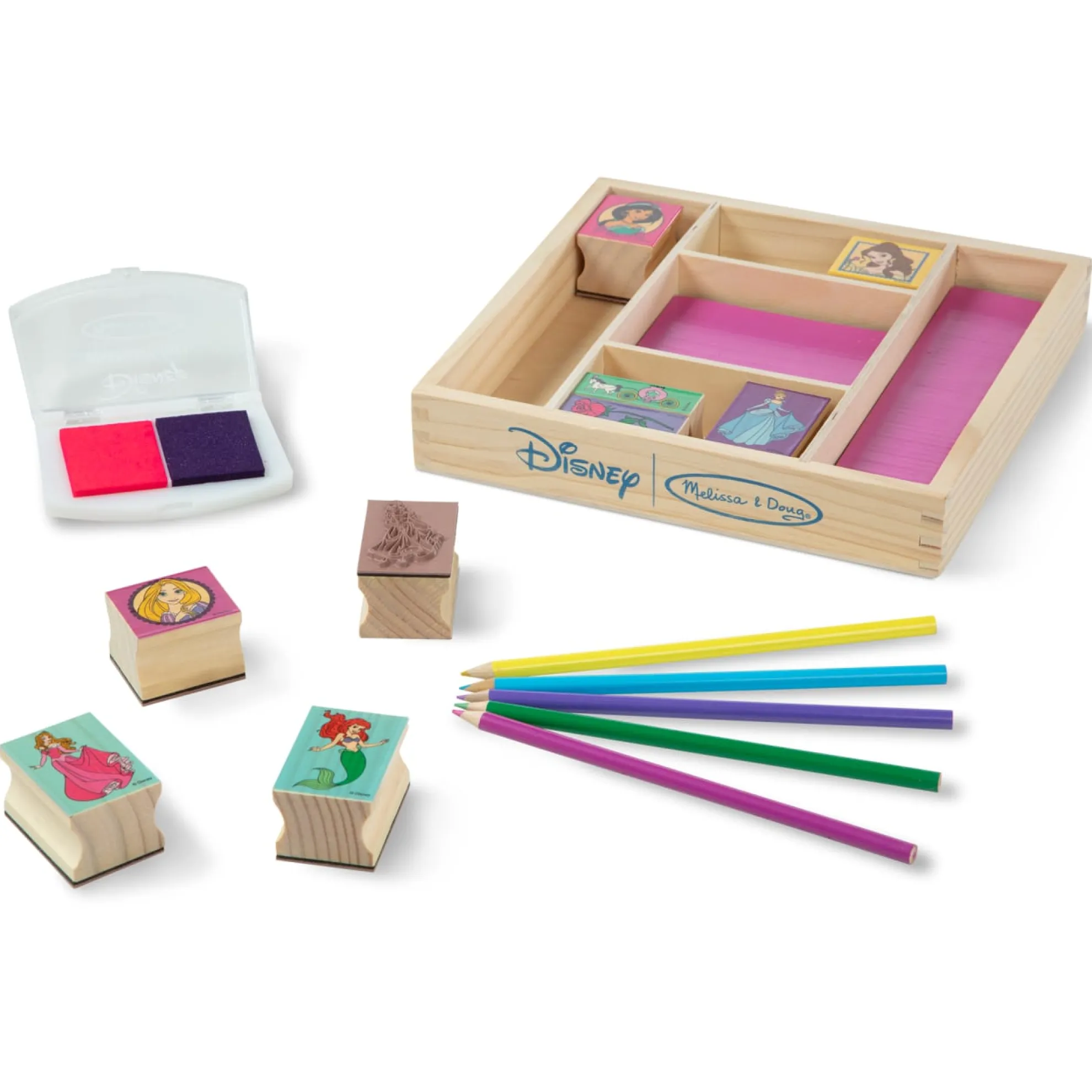 Disney Princess Wooden Stamp Set