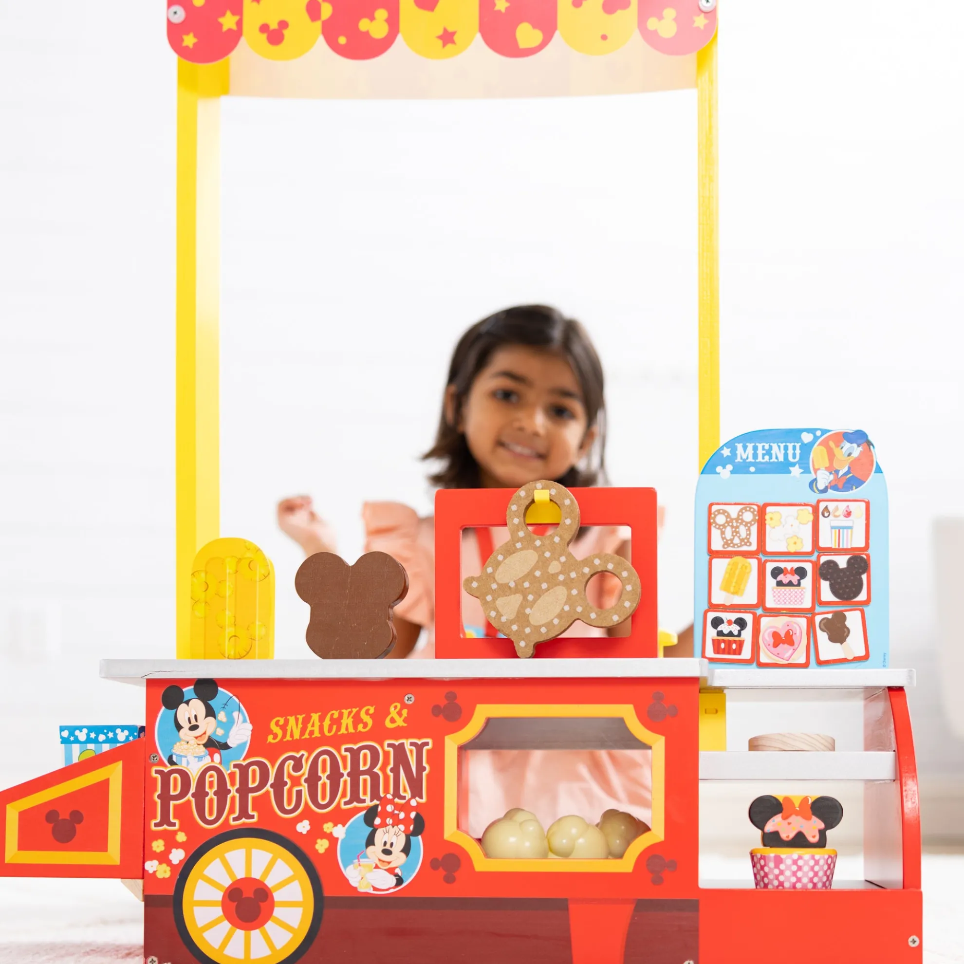 Disney Snacks & Popcorn Wooden Food Counter