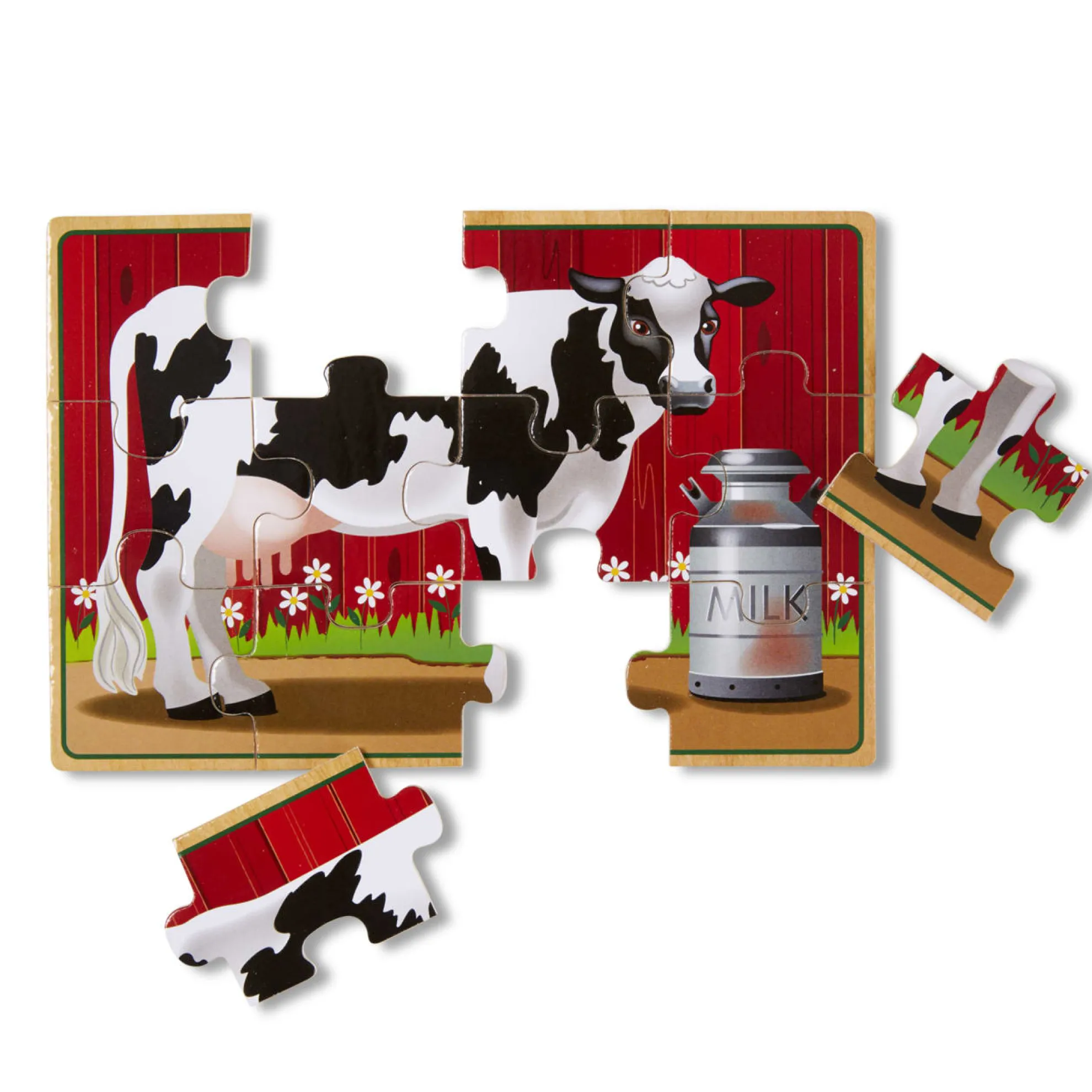 Farm Animals Jigsaw Puzzles in a Box