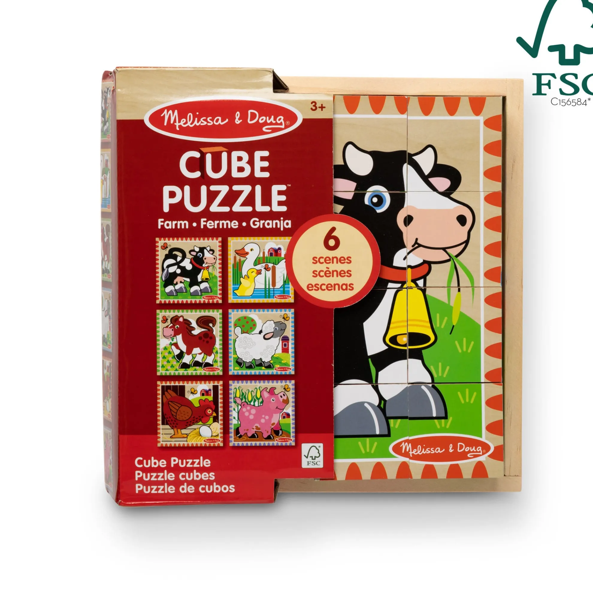 Farm Cube Puzzle - 16 Pieces