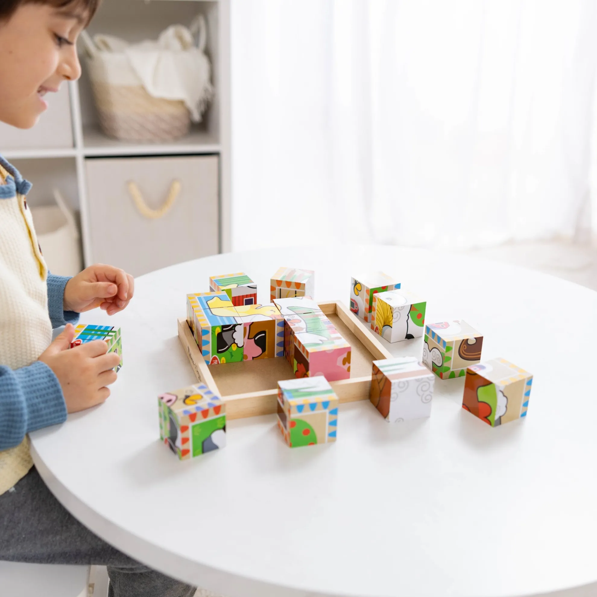 Farm Cube Puzzle - 16 Pieces