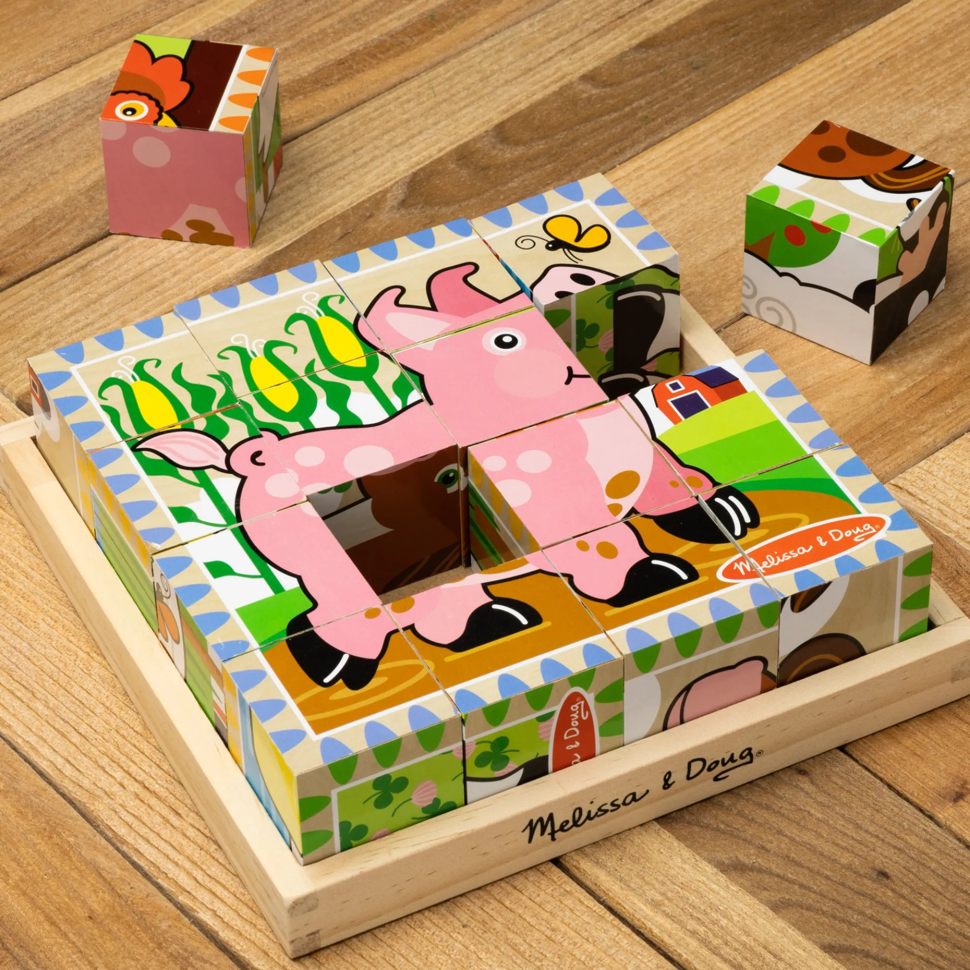 Farm Cube Puzzle - 16 Pieces