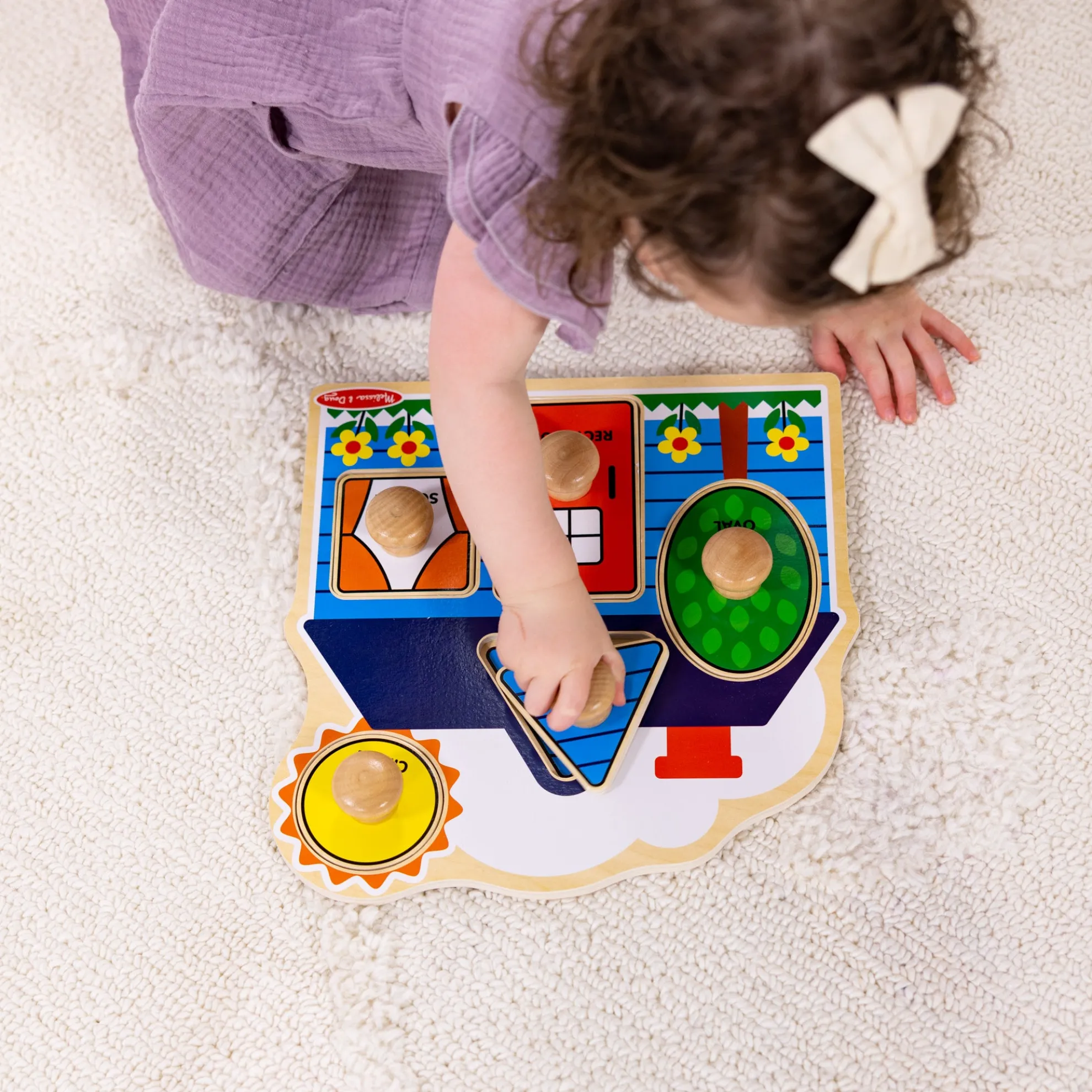 First Shapes Jumbo Peg Puzzle - 5 Pieces