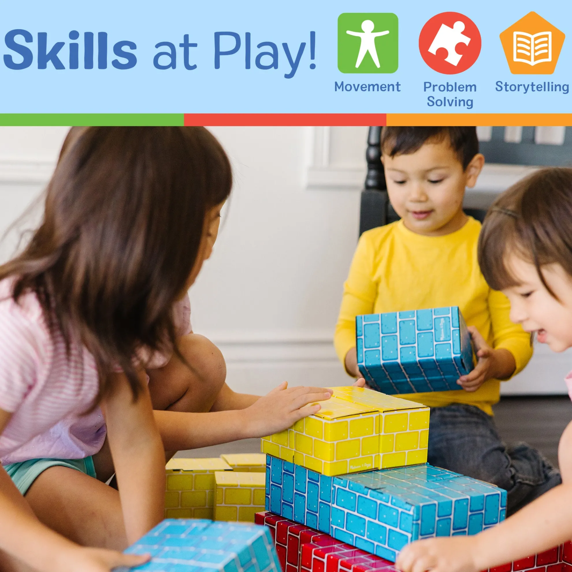 Jumbo Cardboard Blocks - 24 Pieces