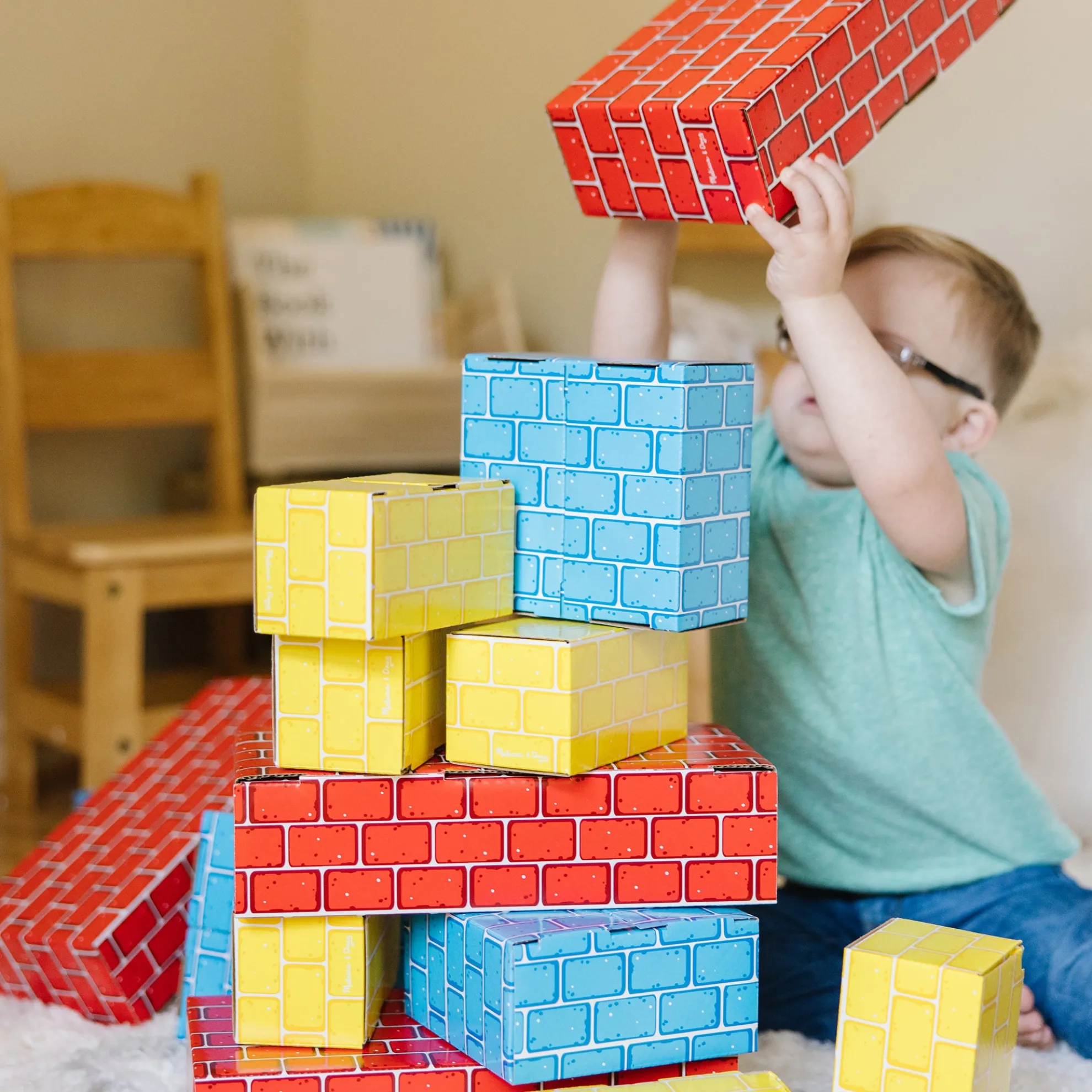Jumbo Cardboard Blocks - 24 Pieces