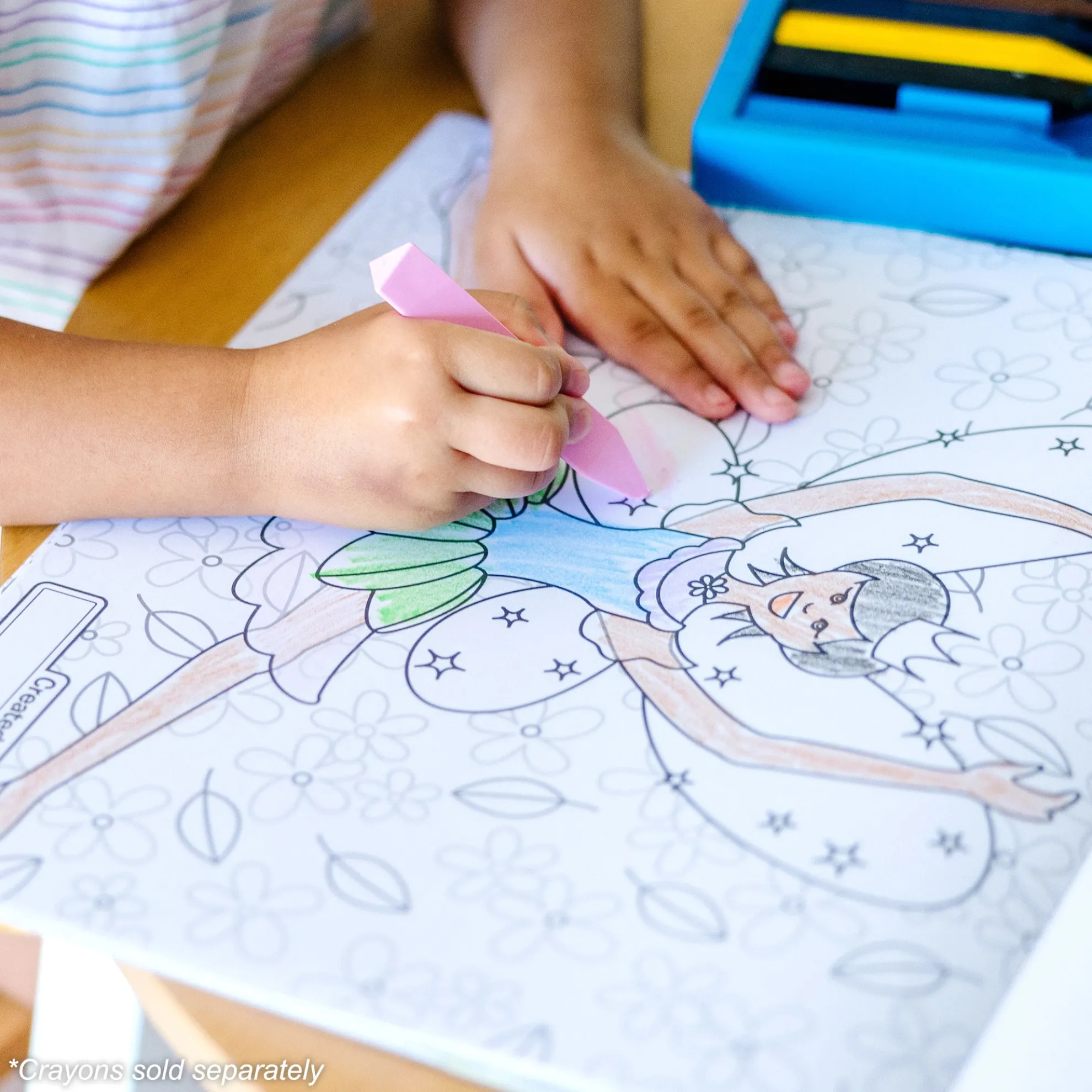 Jumbo Coloring Pad - Princess & Fairy