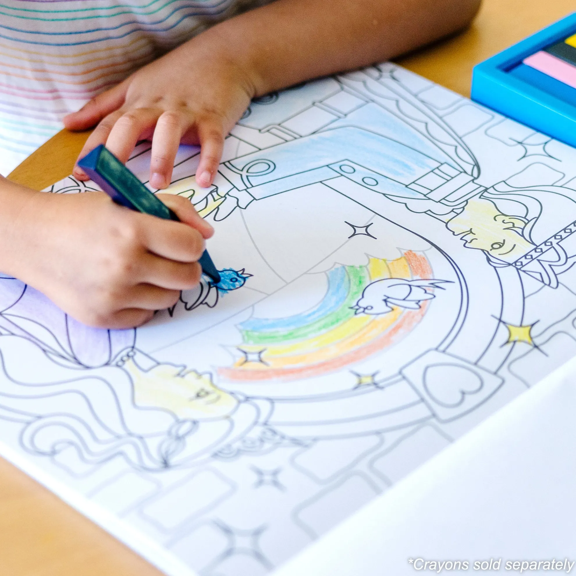 Jumbo Coloring Pad - Princess & Fairy