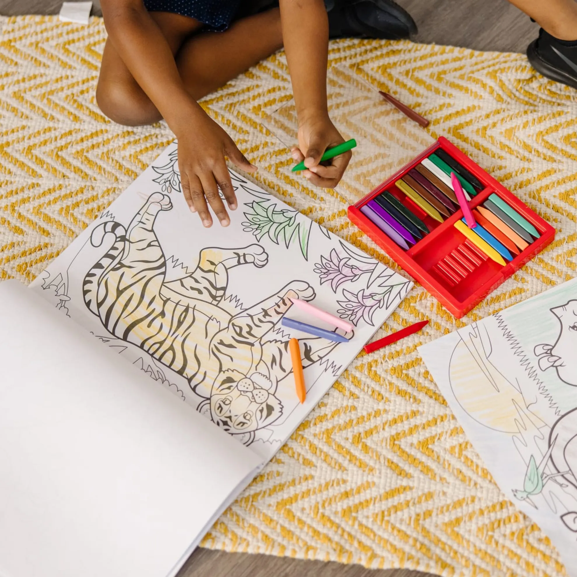 Jumbo Coloring Pad - Animals