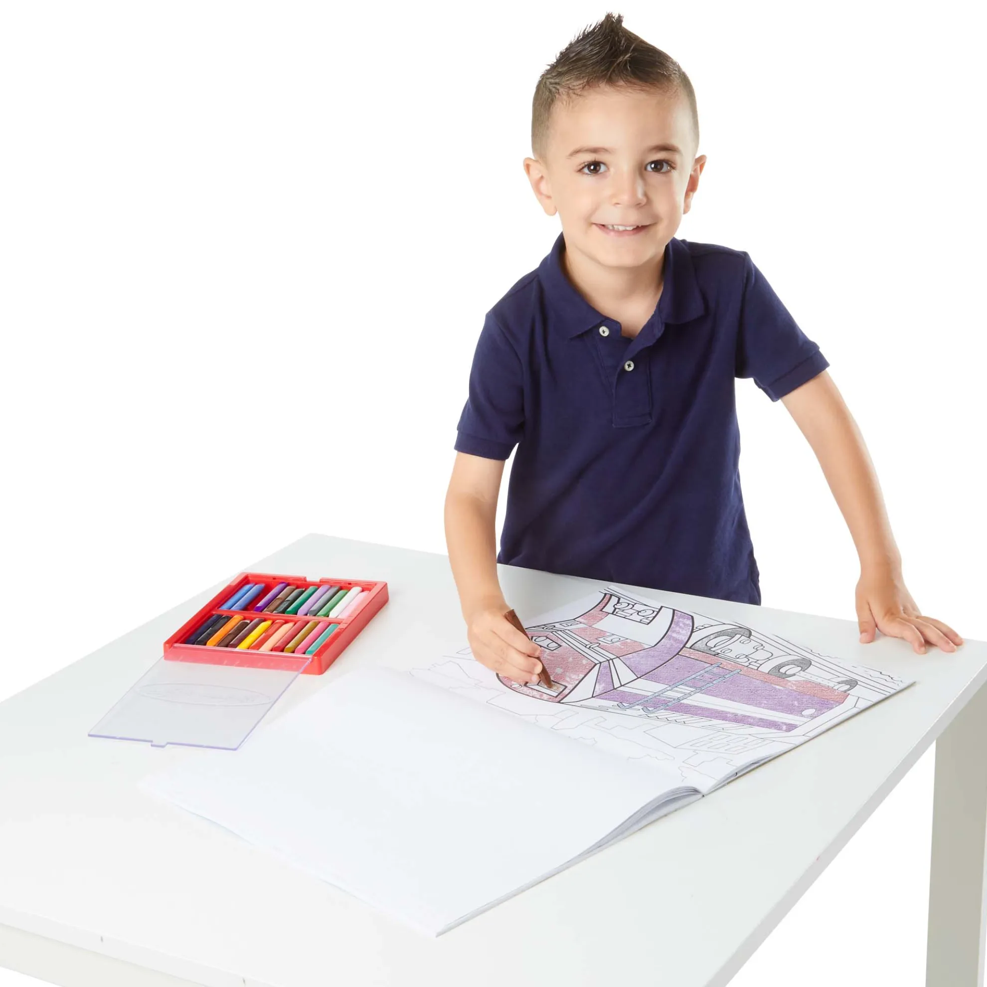 Jumbo Coloring Pad - Vehicles