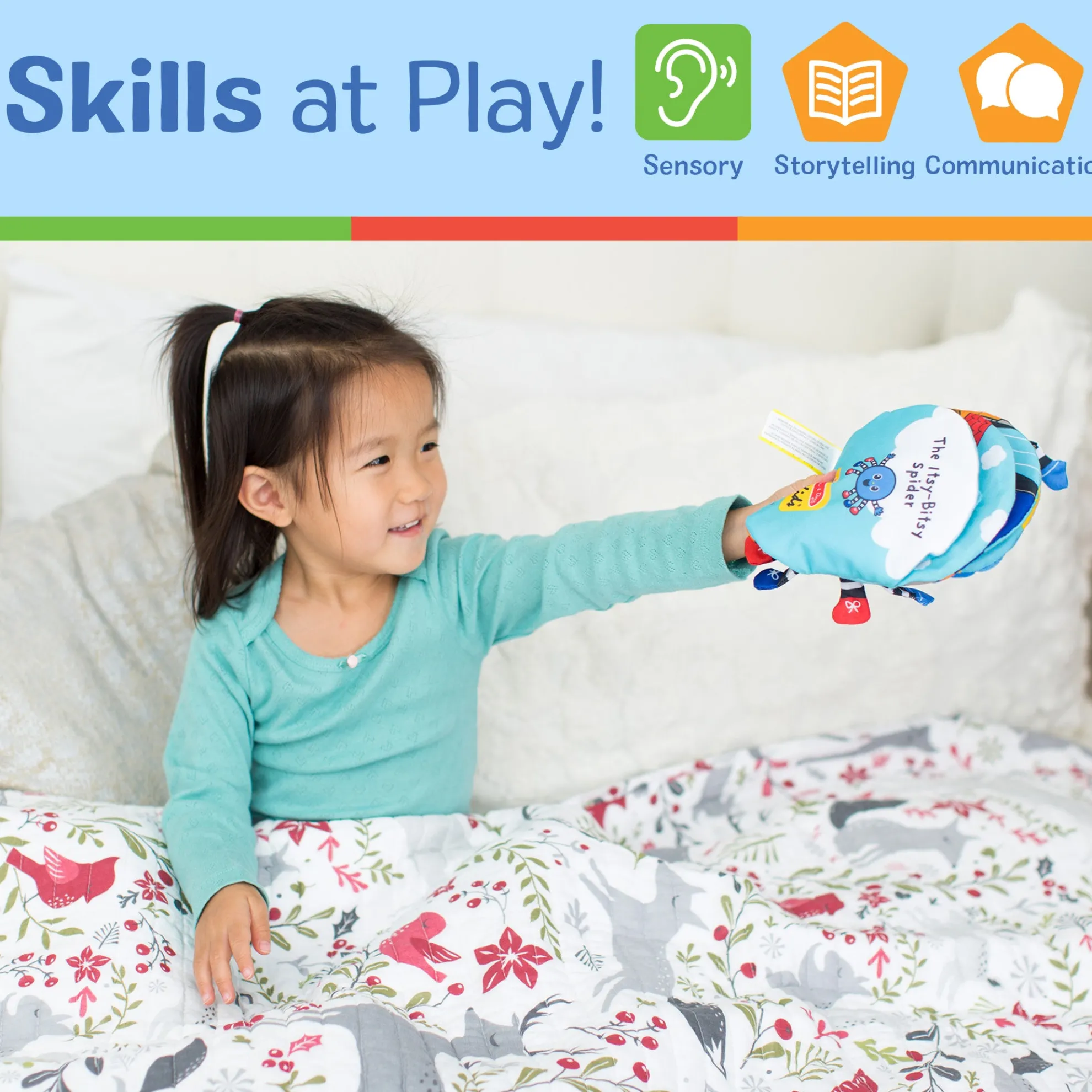 K's Kids Itsy-Bitsy Spider Soft Activity Book