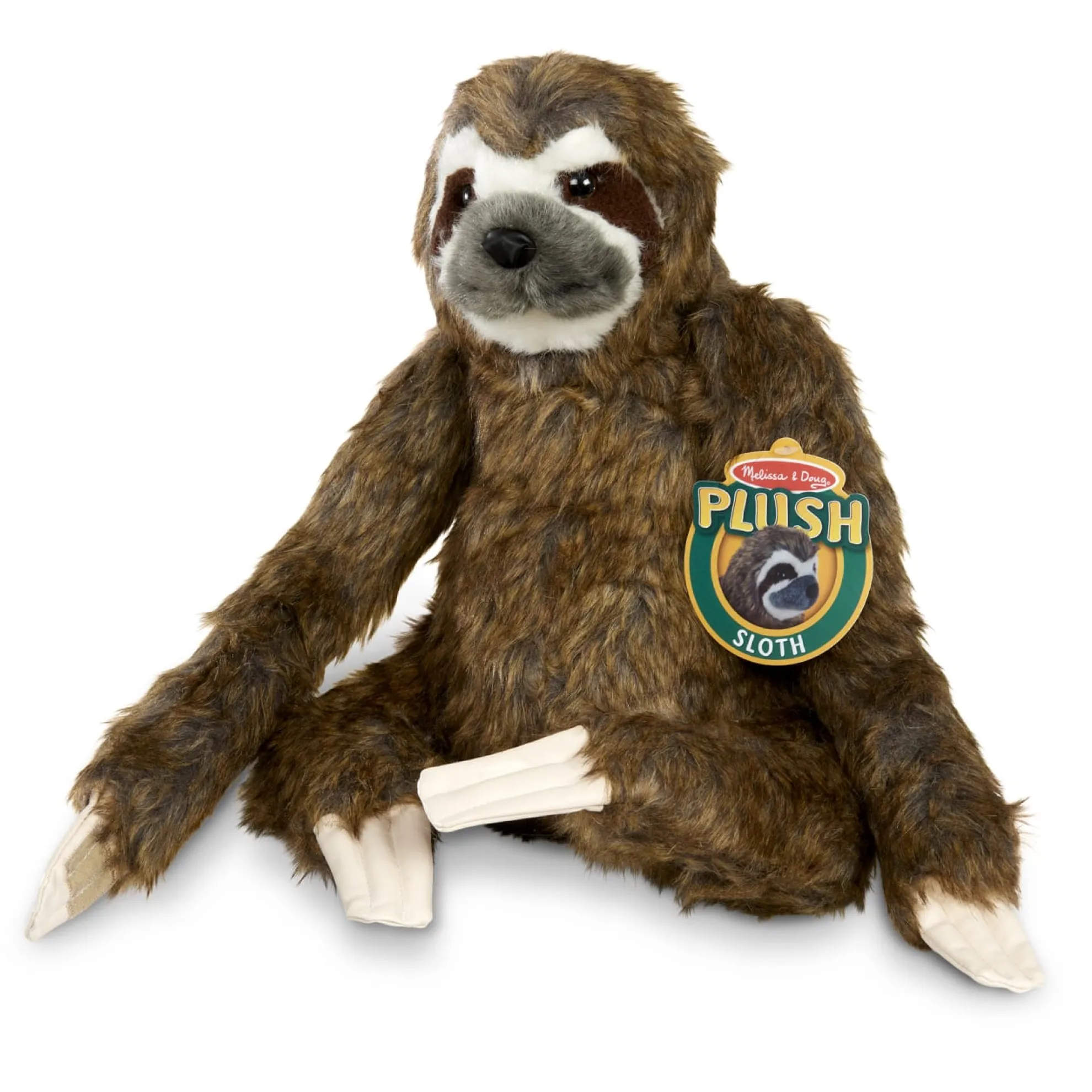 Lifelike Plush Sloth
