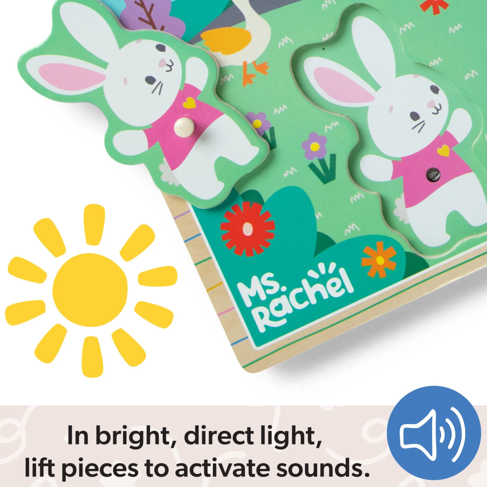 Ms. Rachel™ Wooden Song Puzzle – 6 Pieces