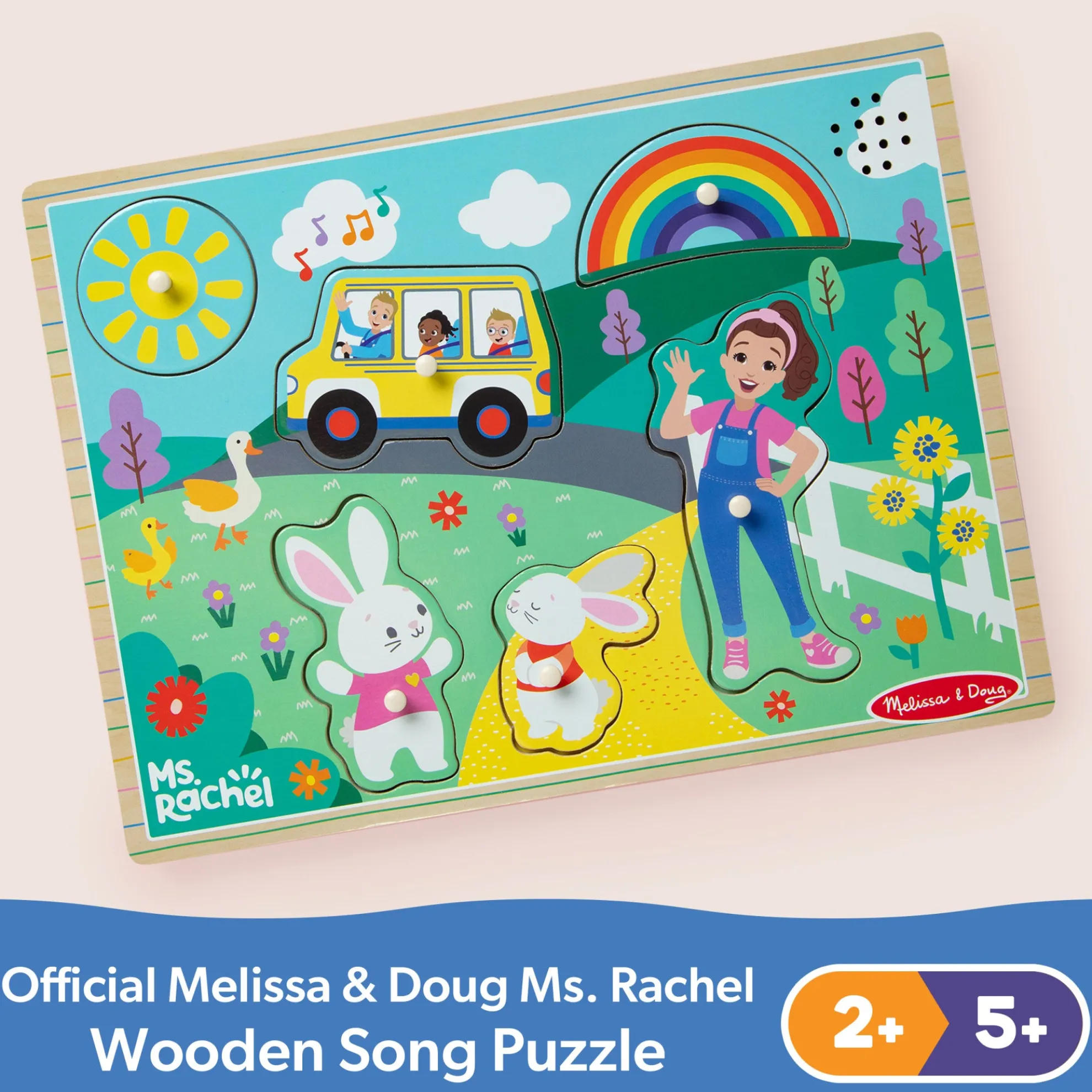 Ms. Rachel™ Wooden Song Puzzle – 6 Pieces