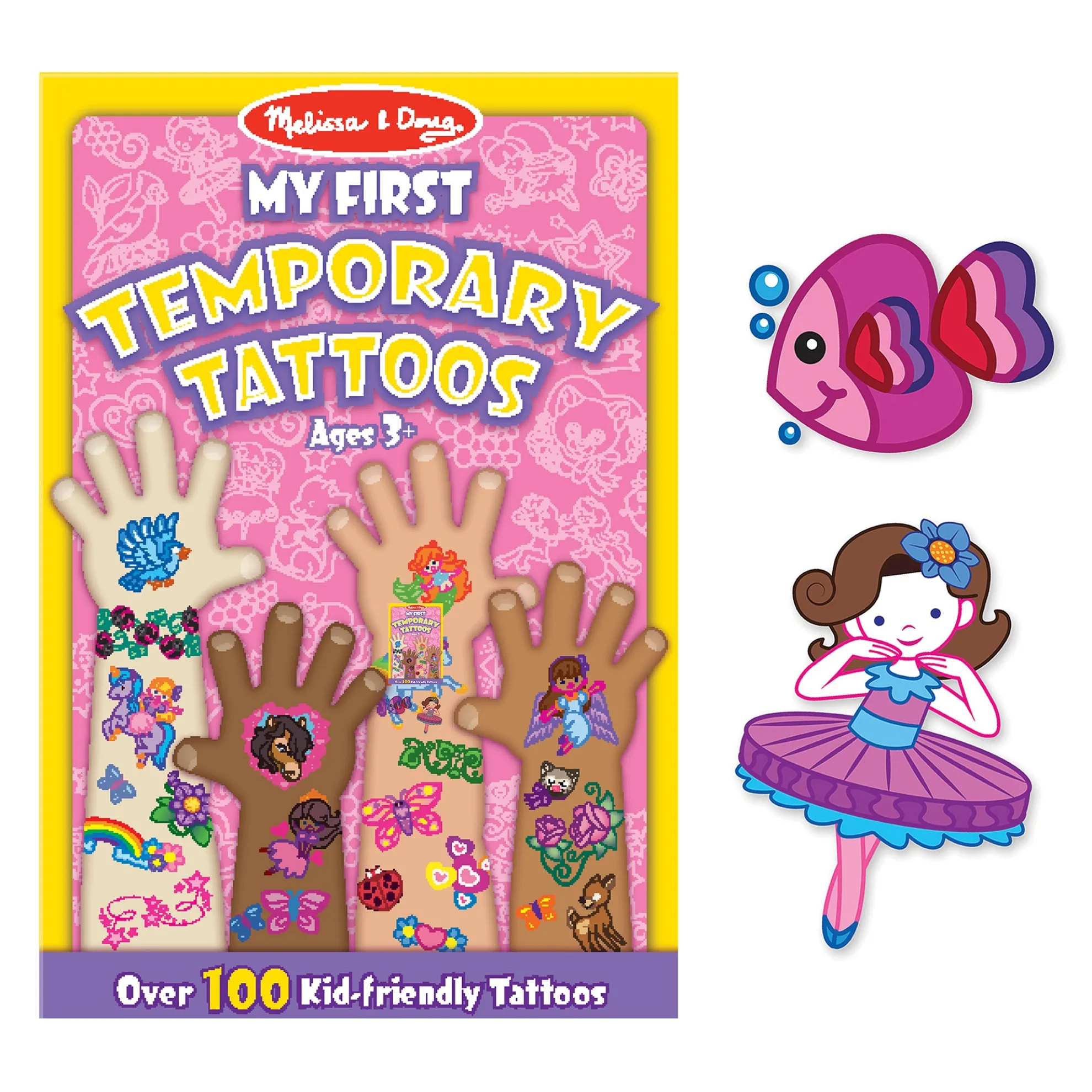 My First Temporary Tattoos - Pink