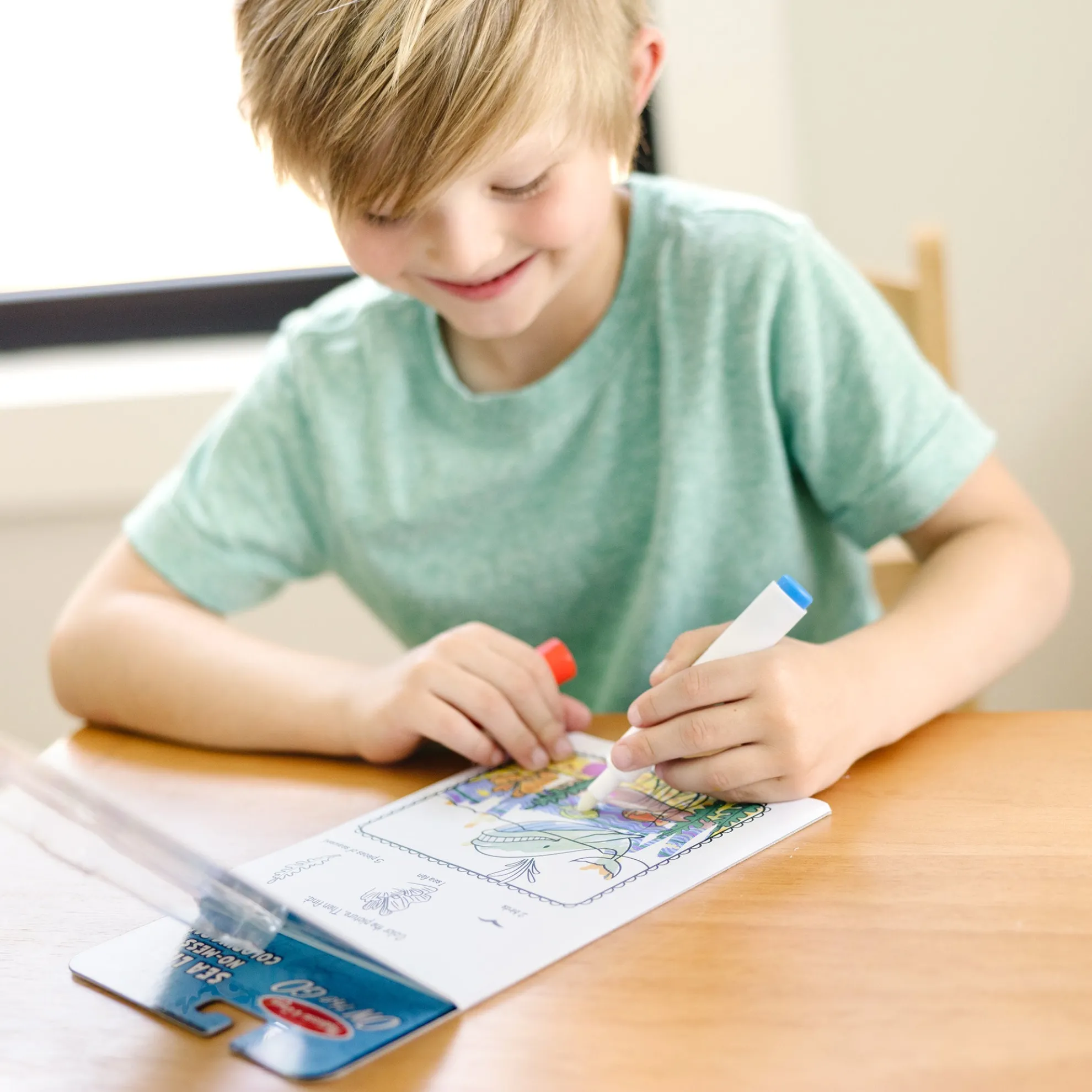 On the Go™ ColorBlast Color Reveal Pad – Sea Life