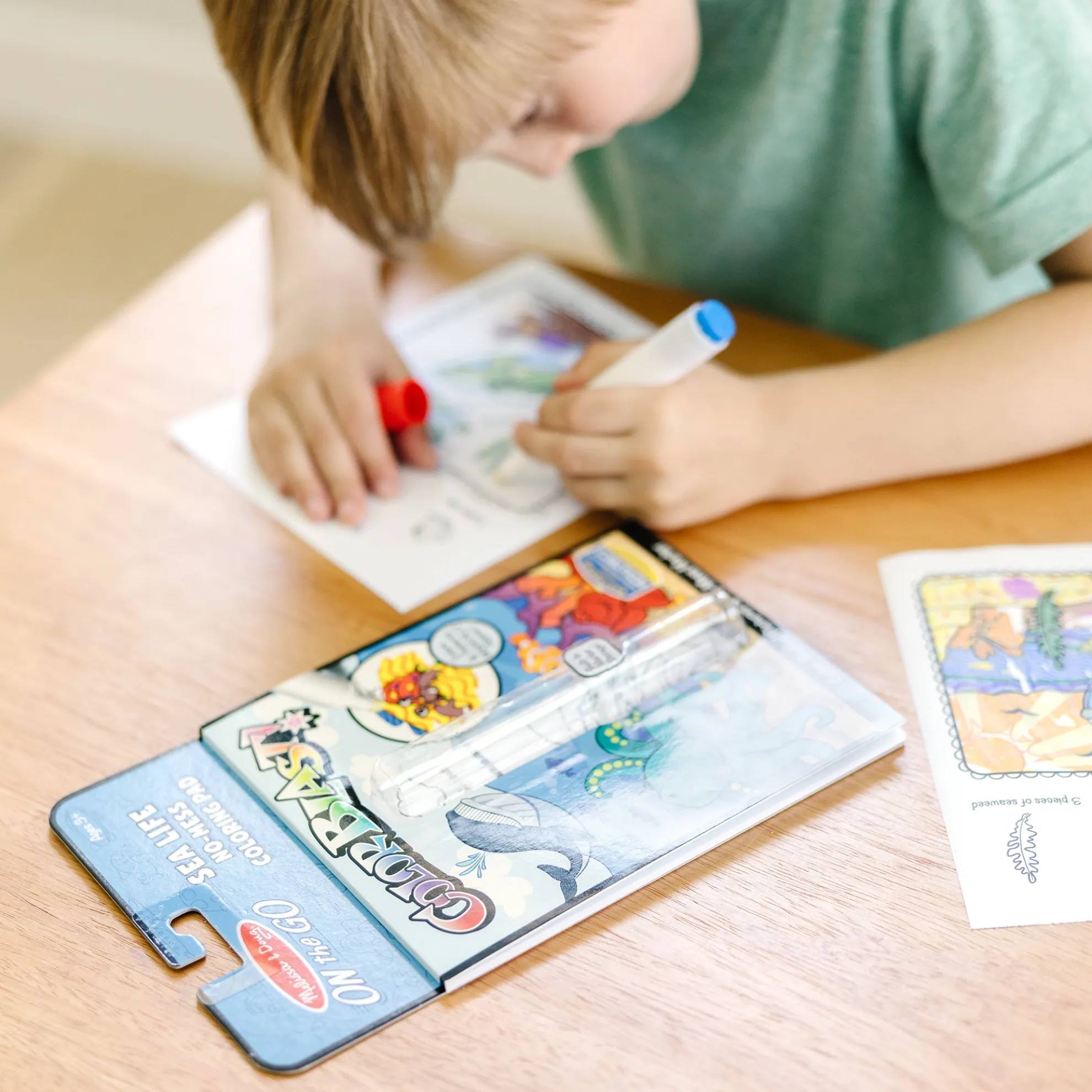 On the Go™ ColorBlast Color Reveal Pad – Sea Life