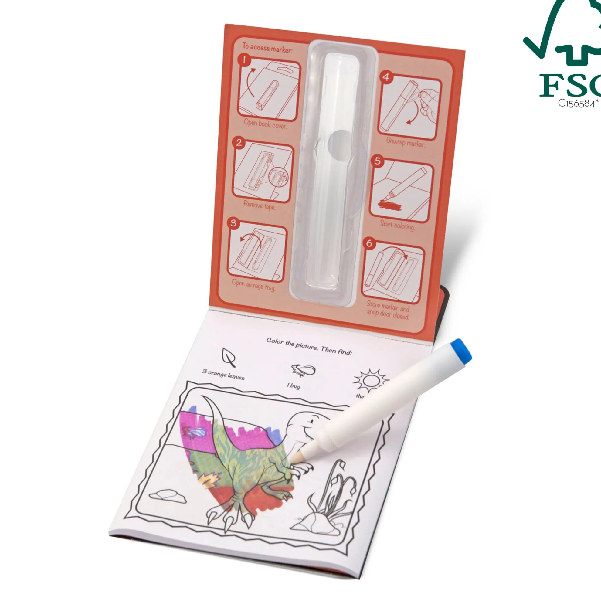 On the Go™ ColorBlast Color Reveal Pad – Dinosaur