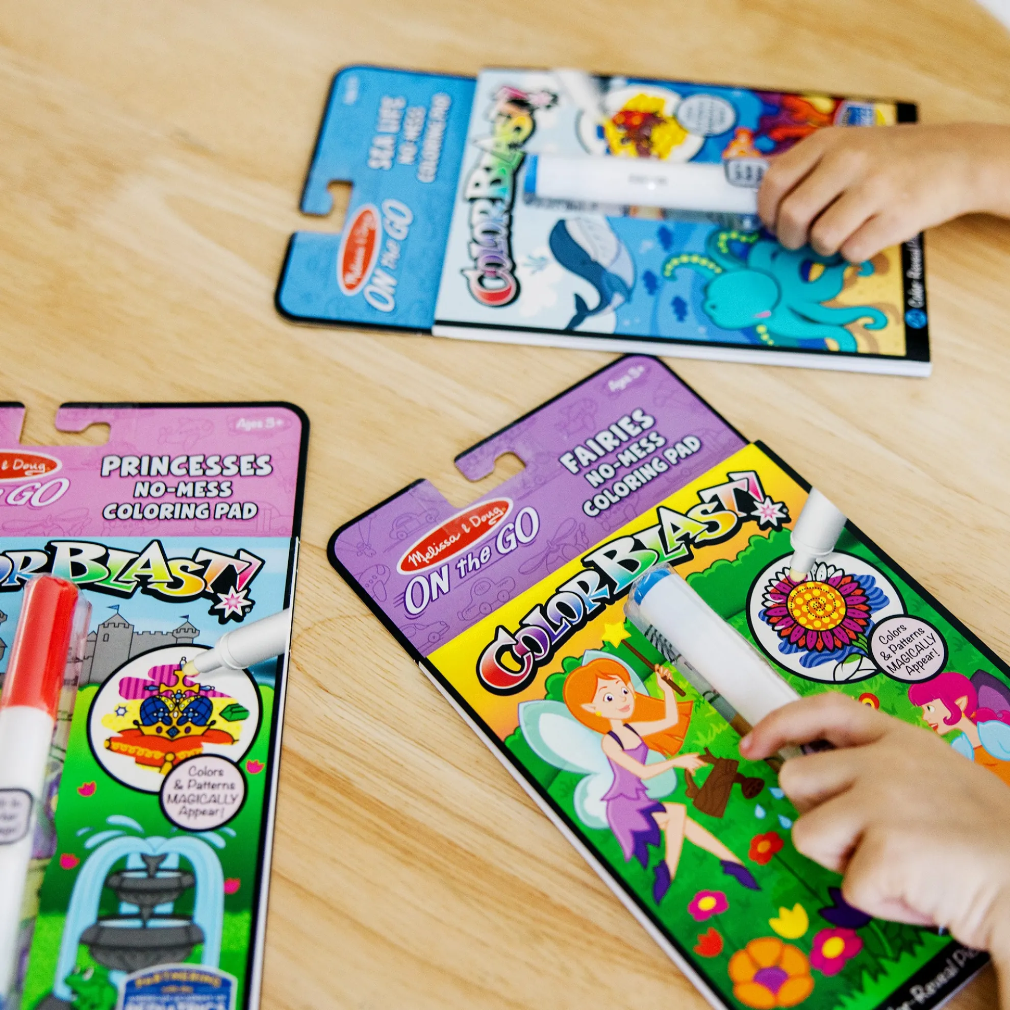 On the Go™ ColorBlast 3-Pack: Fairy, Princess, Sea Life