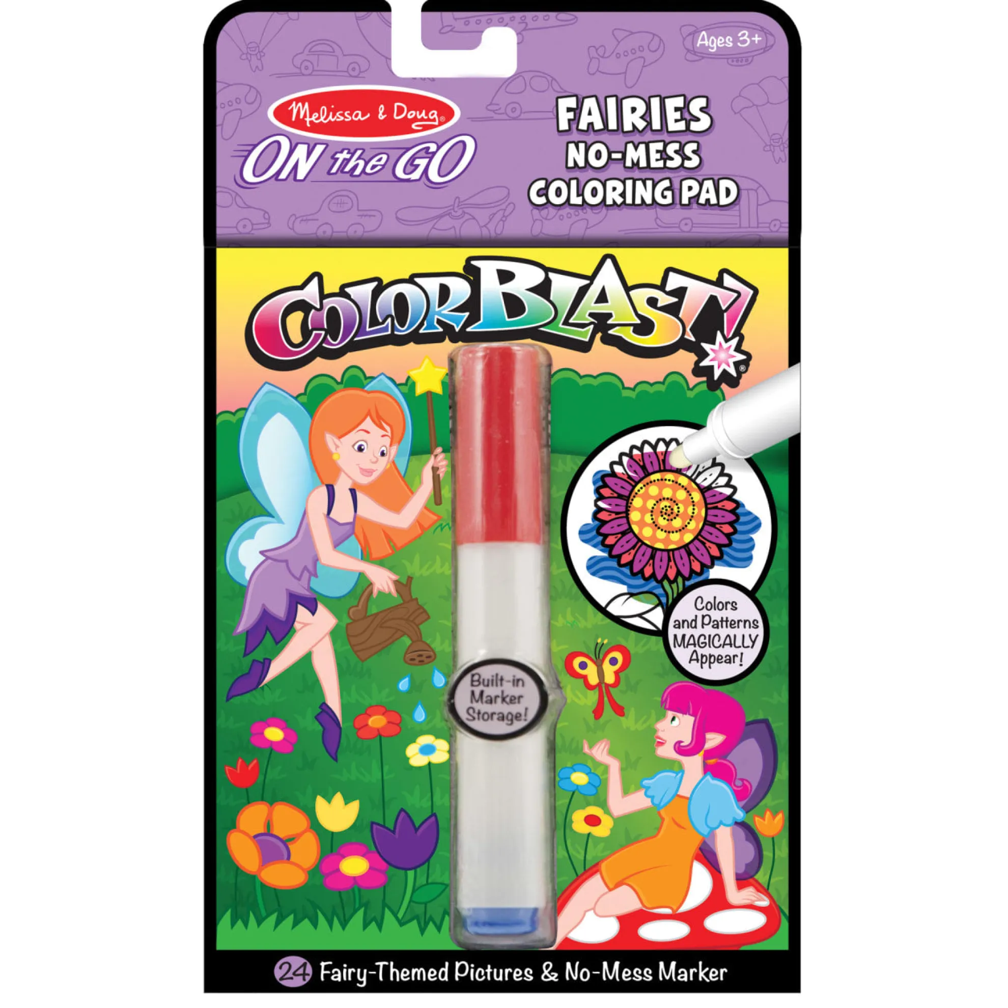 On the Go ColorBlast No-Mess Coloring Pad - Fairies