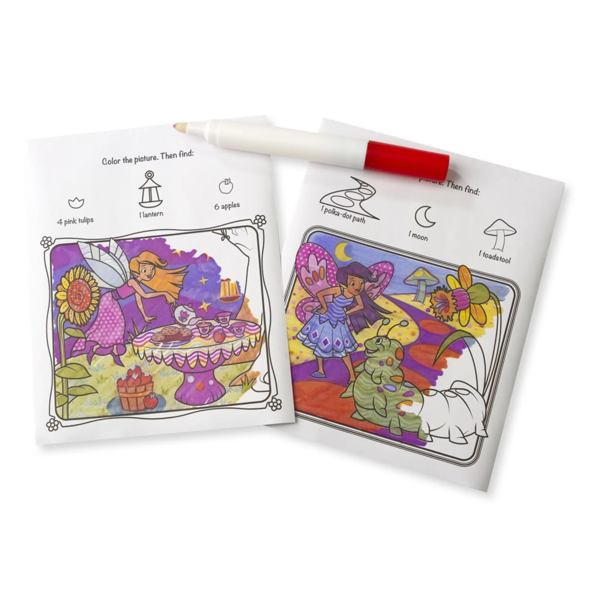 On the Go ColorBlast No-Mess Coloring Pad - Fairies