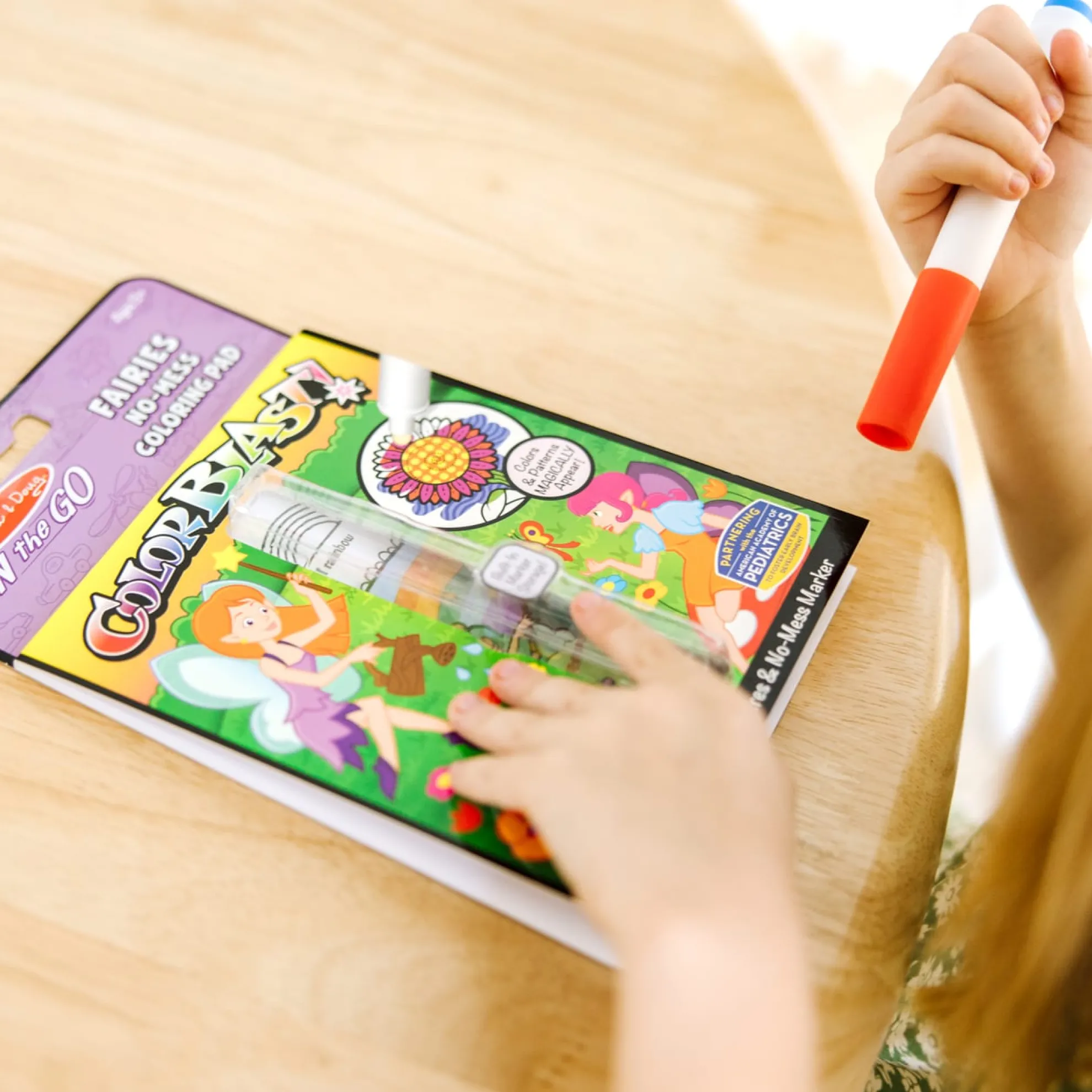 On the Go ColorBlast No-Mess Coloring Pad - Fairies