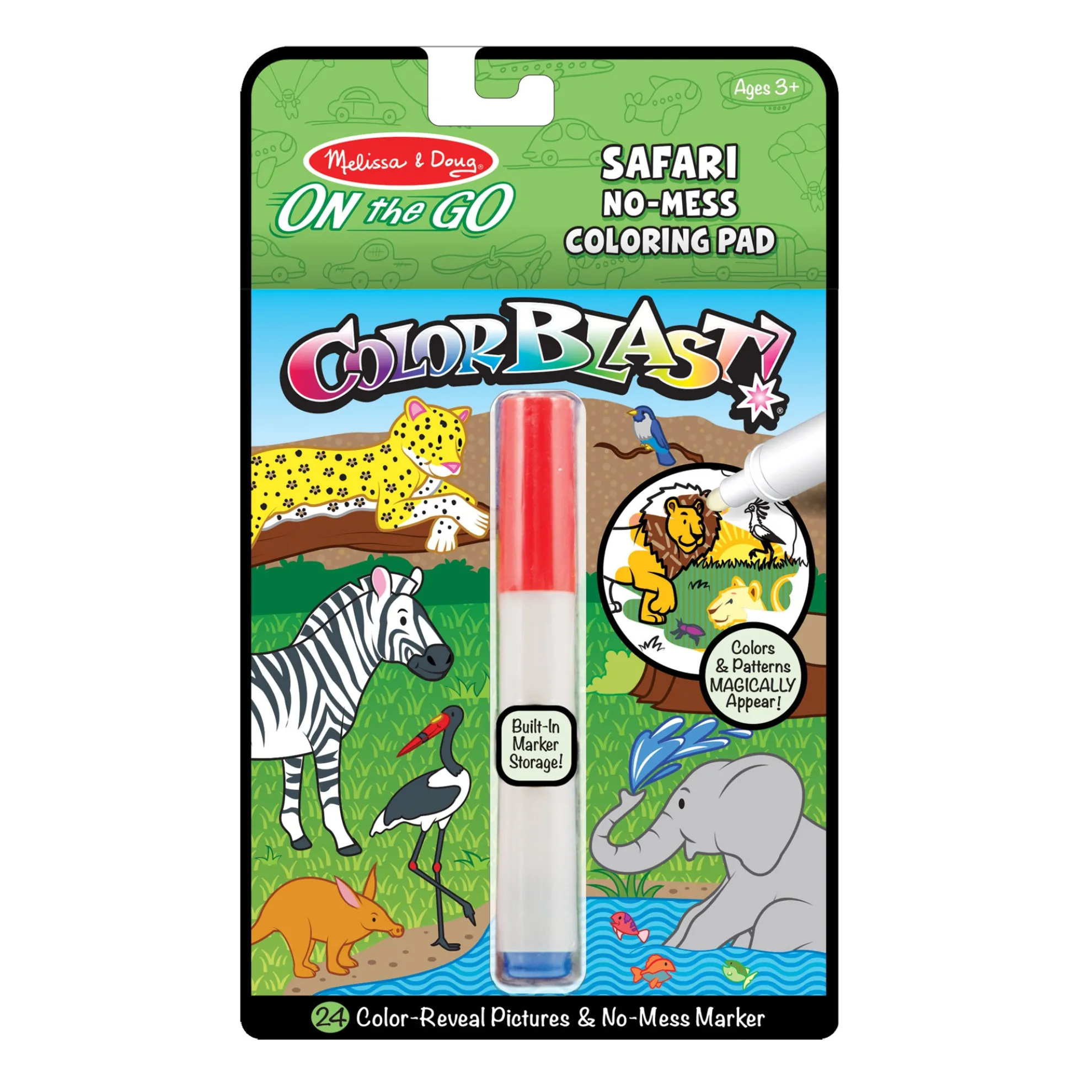 On the Go ColorBlast No Mess Coloring Pad - Safari