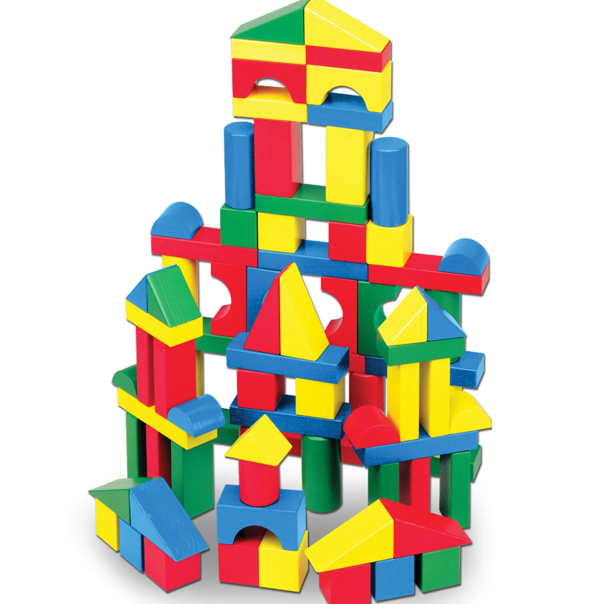 100-Piece Wood Blocks Set