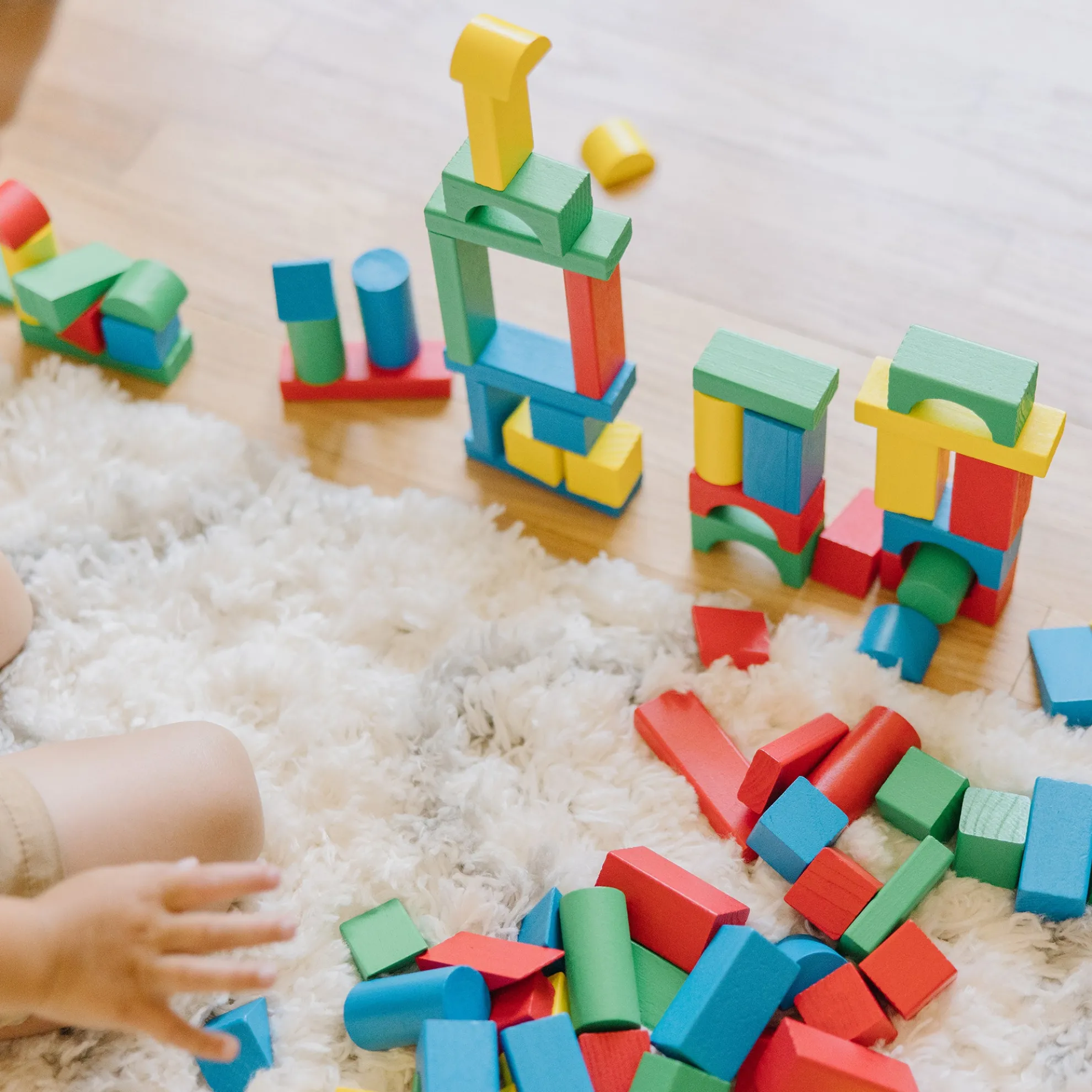 100-Piece Wood Blocks Set