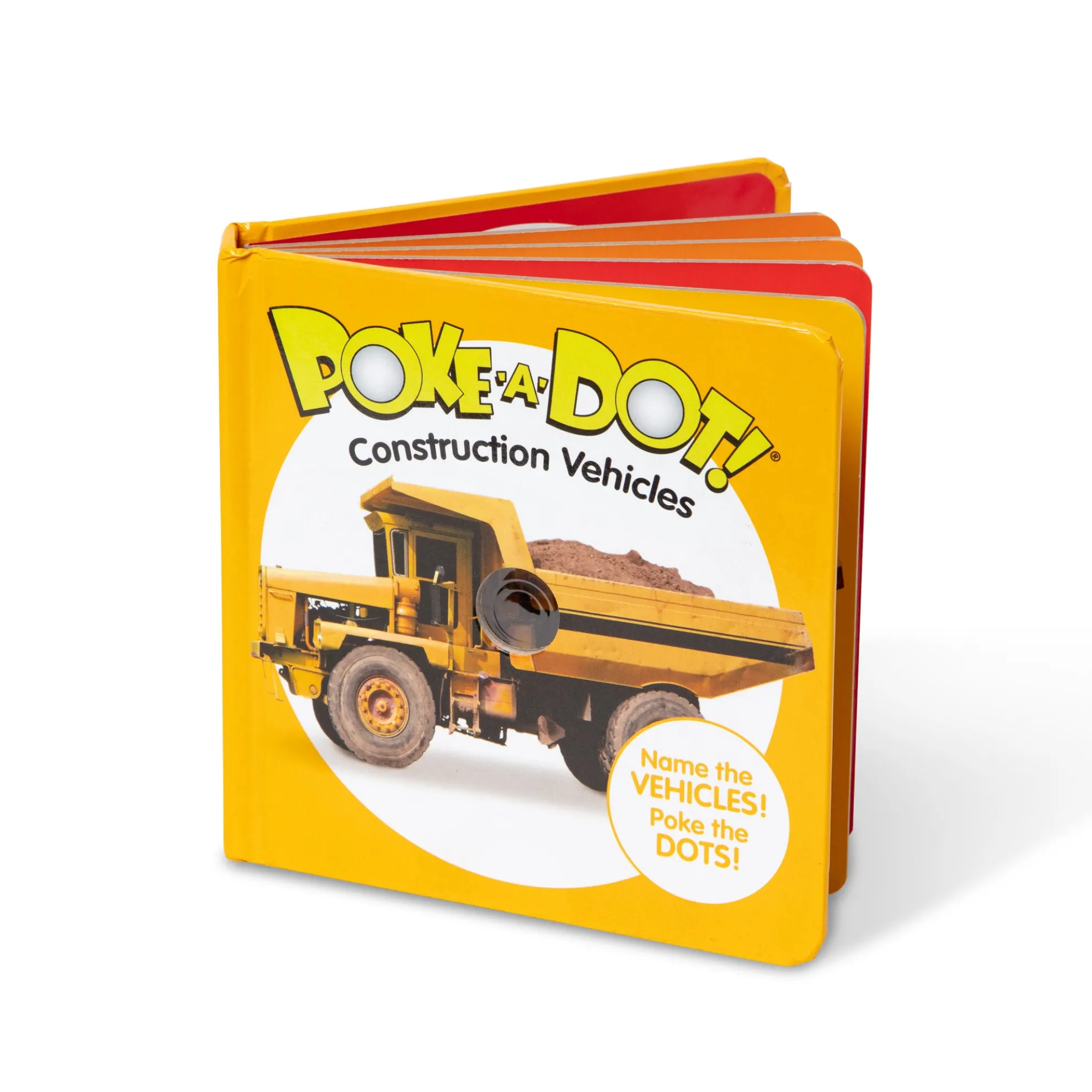 Poke-a-Dot: Construction Vehicles Board Book