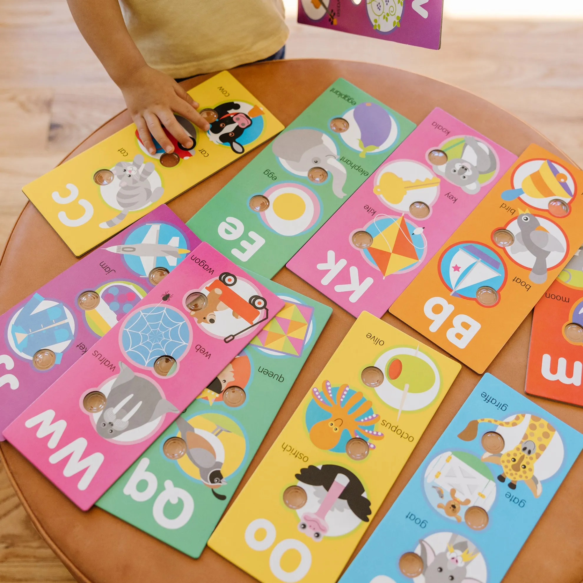 Poke-A-Dot Jumbo Alphabet Learning Cards