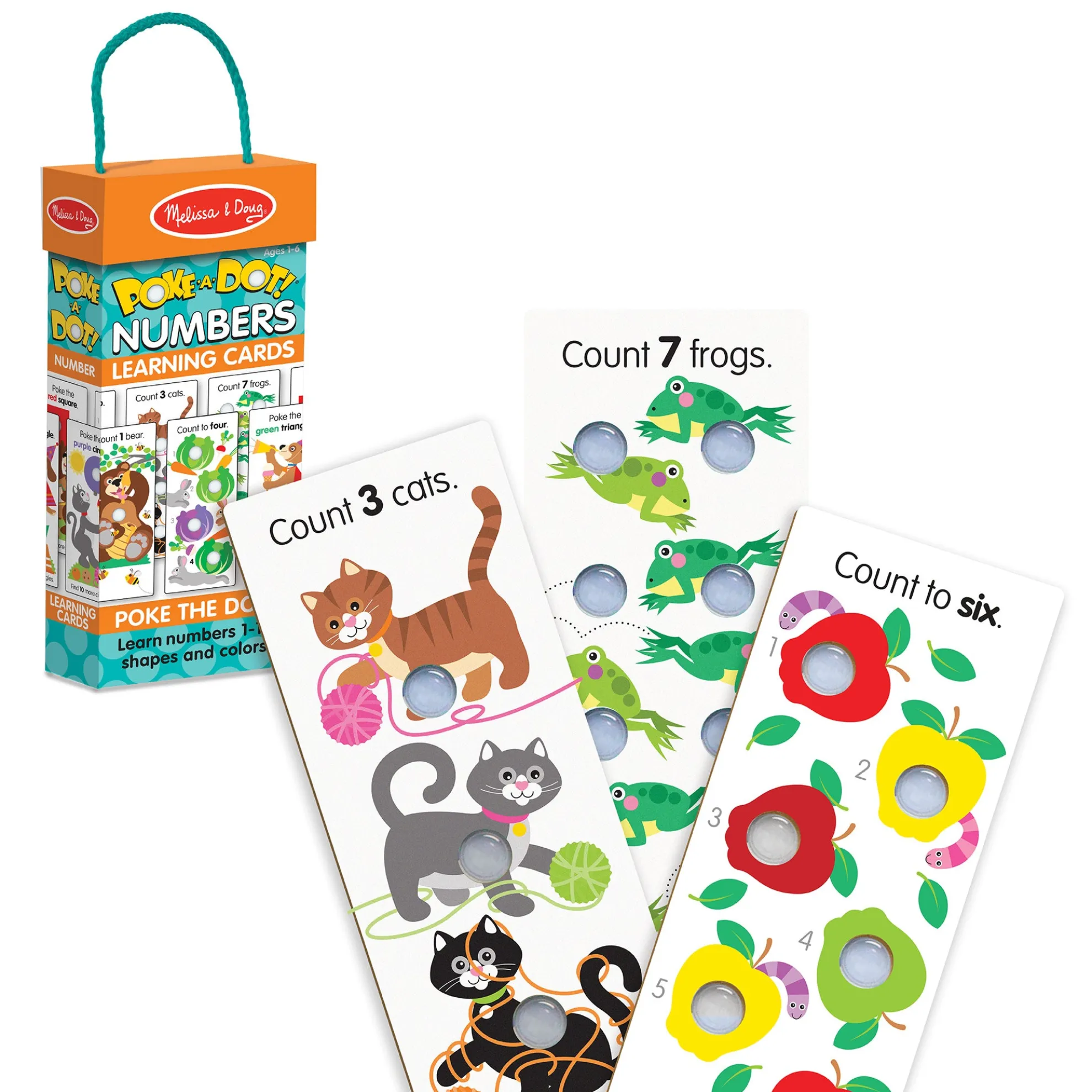Poke-A-Dot Jumbo Number Learning Cards