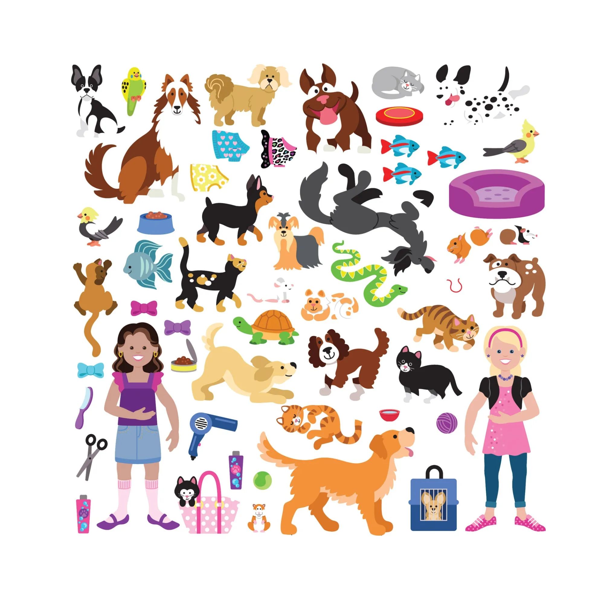 Puffy Sticker Activity Book - Pet Place