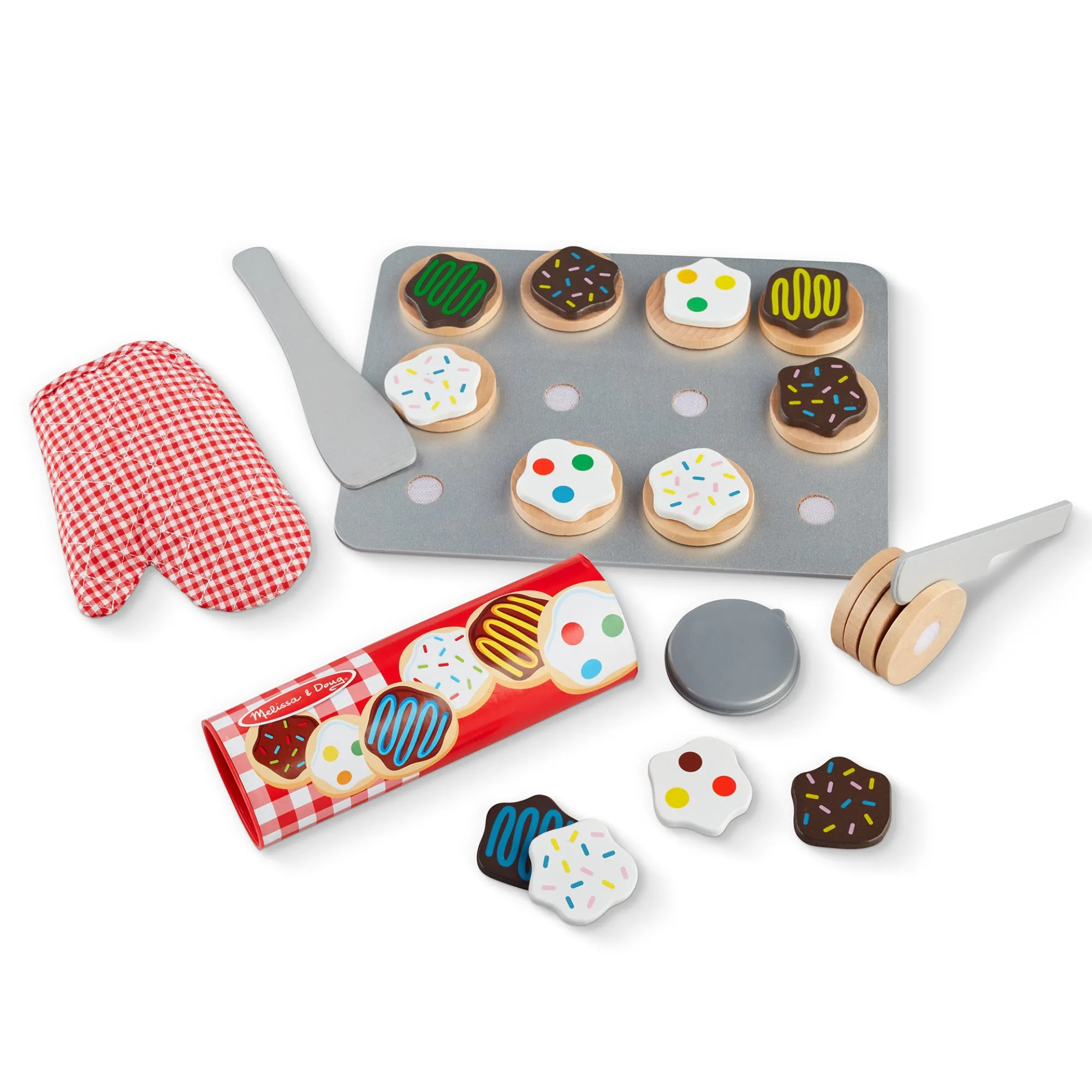 Slice & Bake Cookie Set - Wooden Play Food