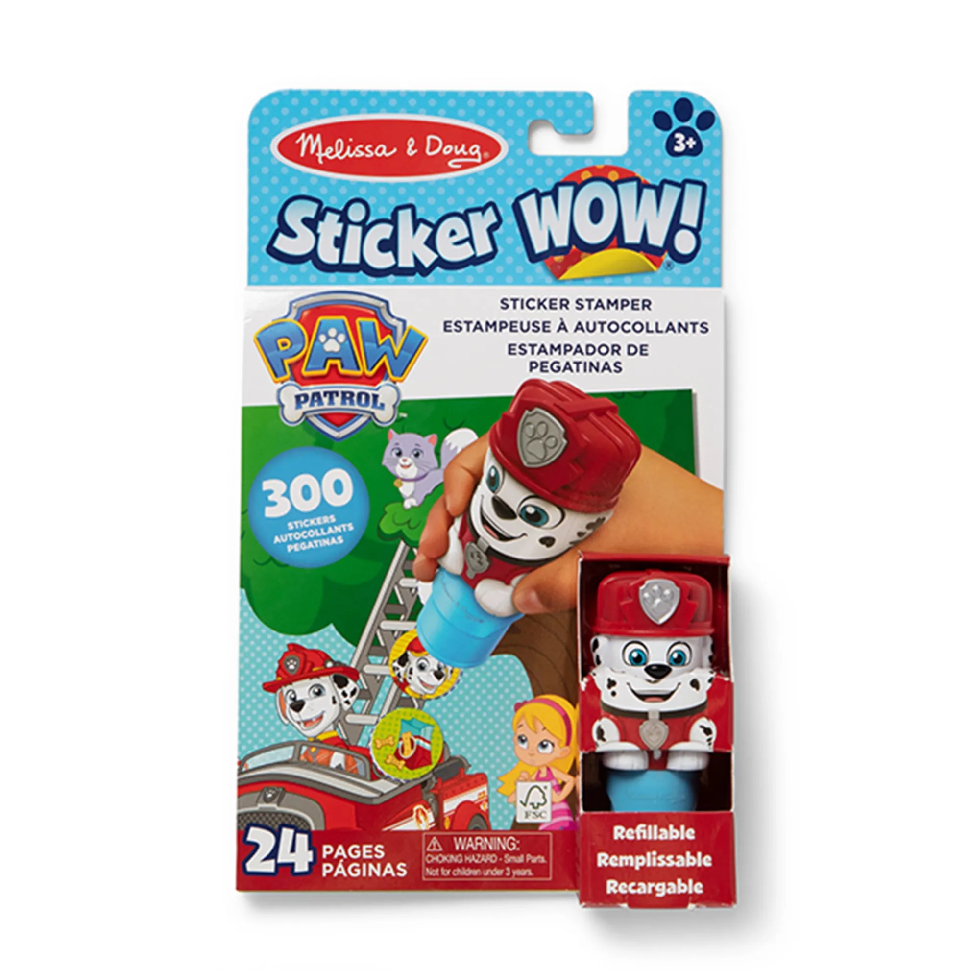 Sticker WOW!™ Activity Pad & Sticker Stamper - PAW Patrol Marshall
