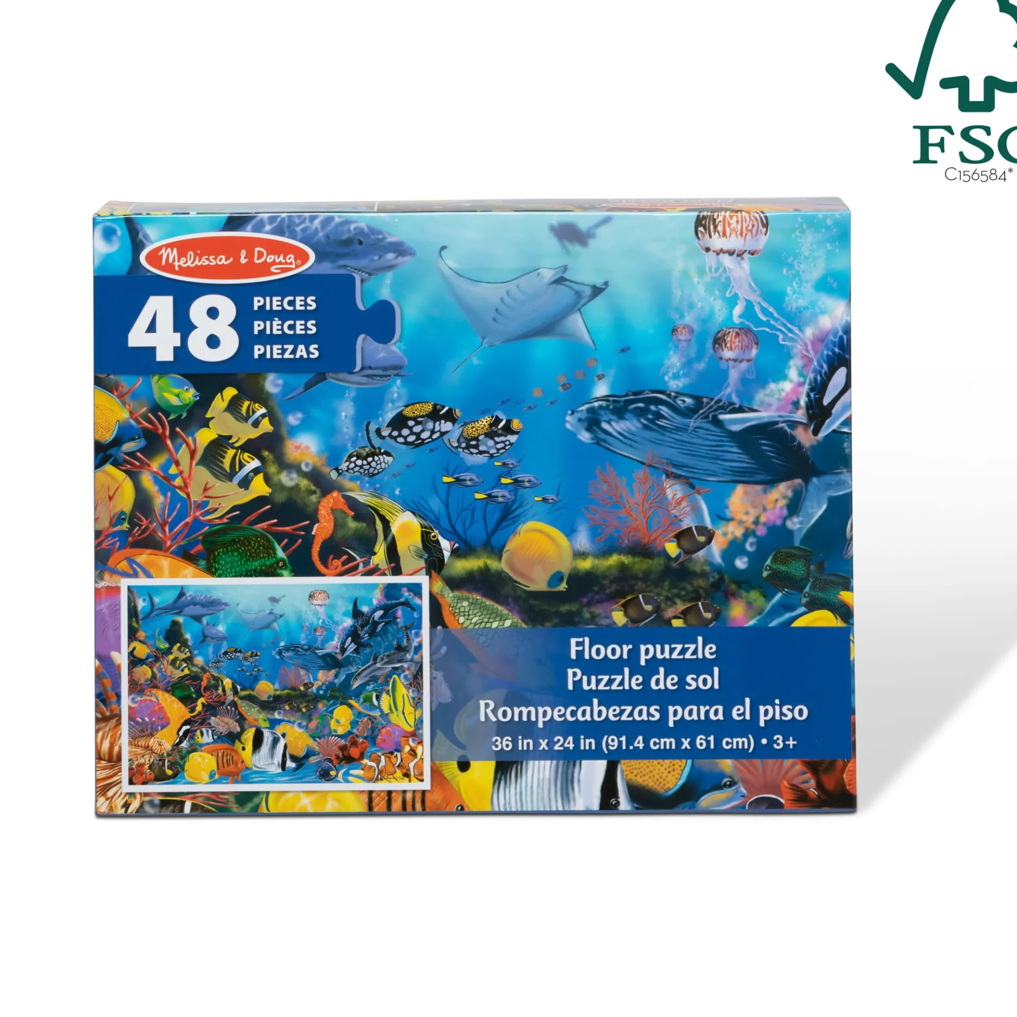 Underwater Floor Puzzle - 48 Pieces